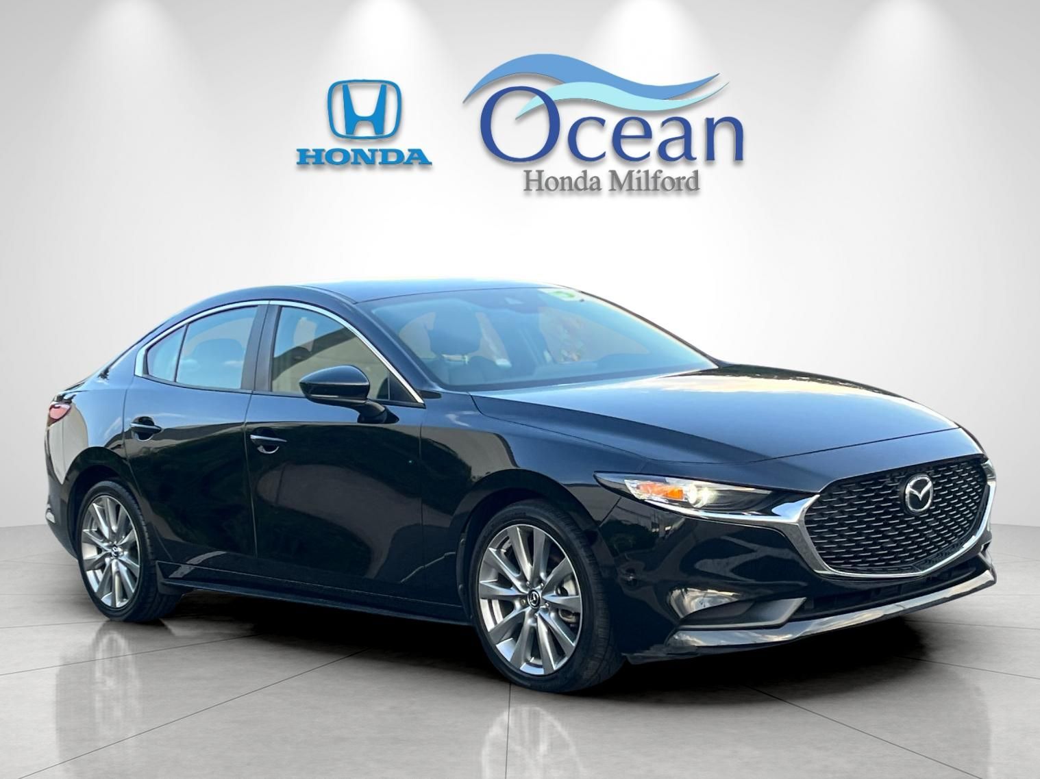 Jet Black Mica 2023 Mazda MAZDA3 Sedan Front-Wheel Drive 6-Speed Automatic