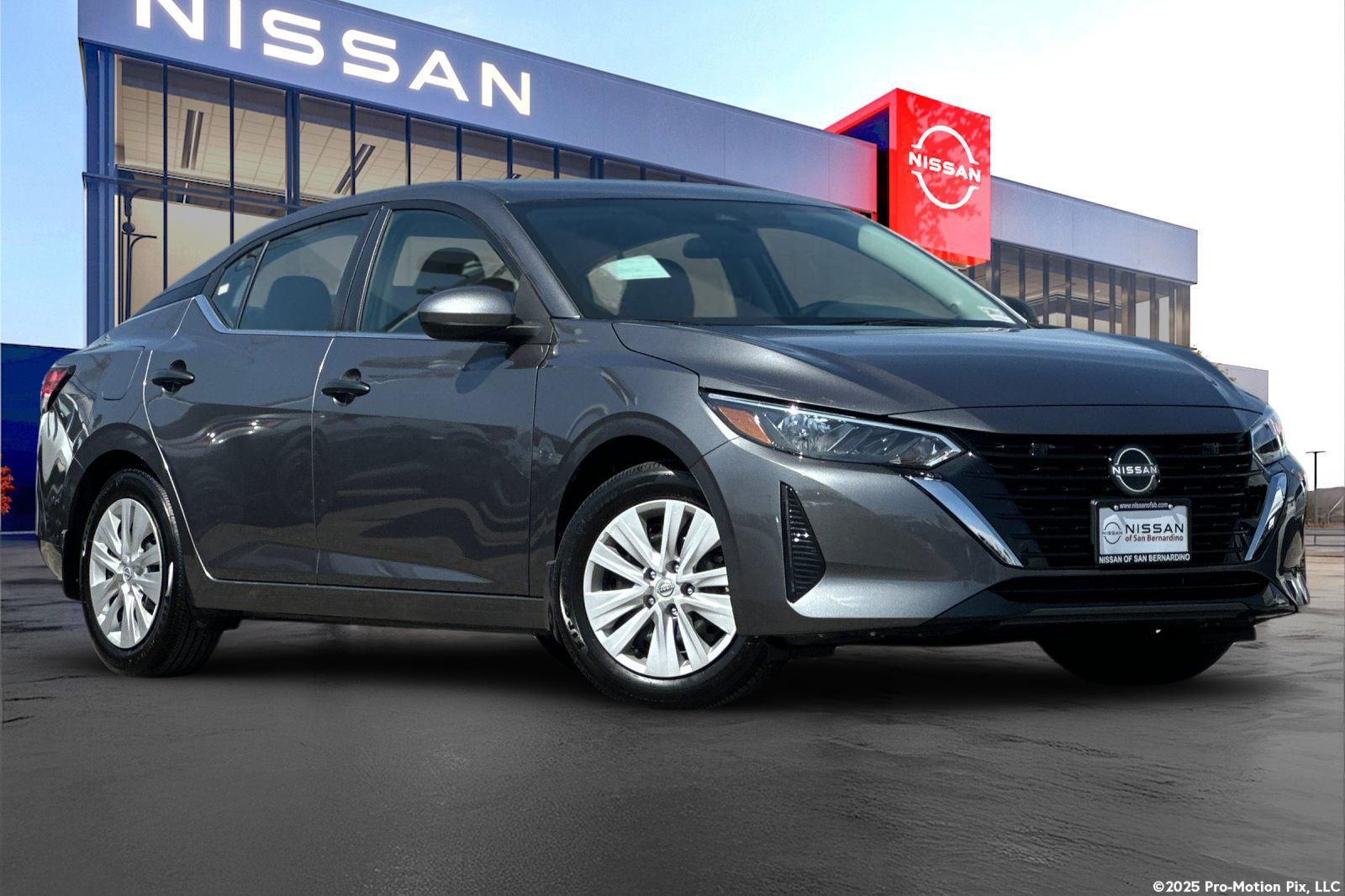Gray (Gun Metallic) 2025 Nissan Sentra Sedan Front-Wheel Drive Continuously Variable Transmission
