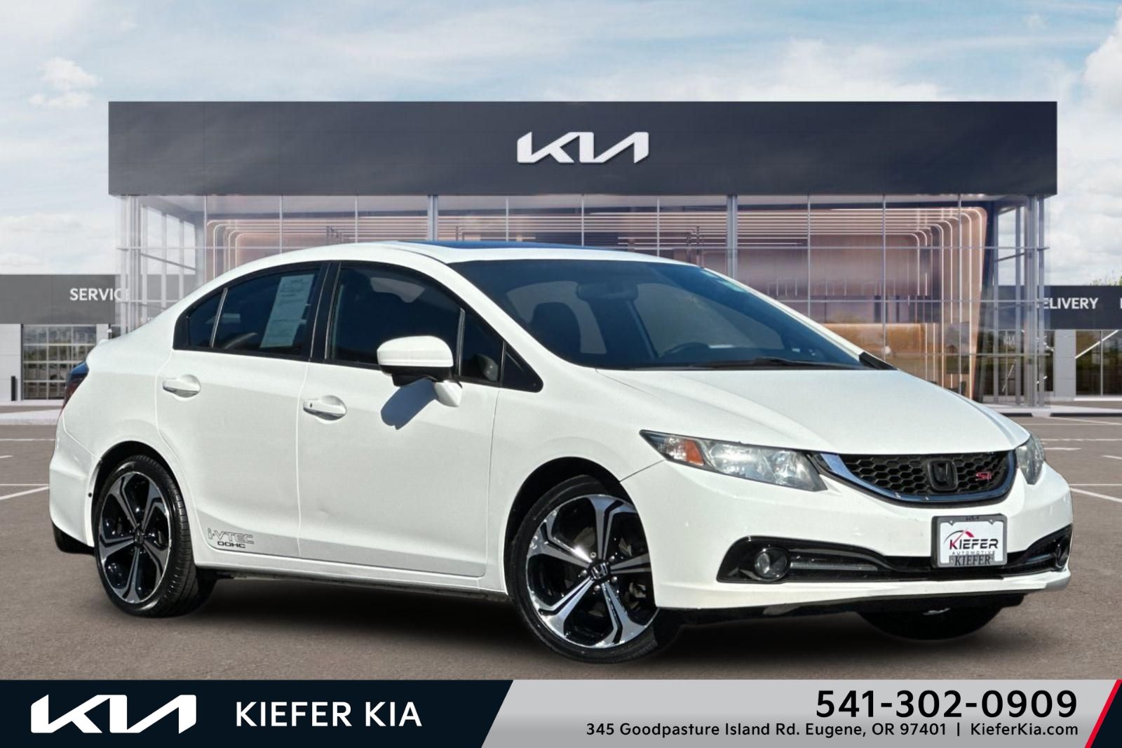 Taffeta White 2015 Honda Civic Si Sedan Front-Wheel Drive 6-Speed Manual