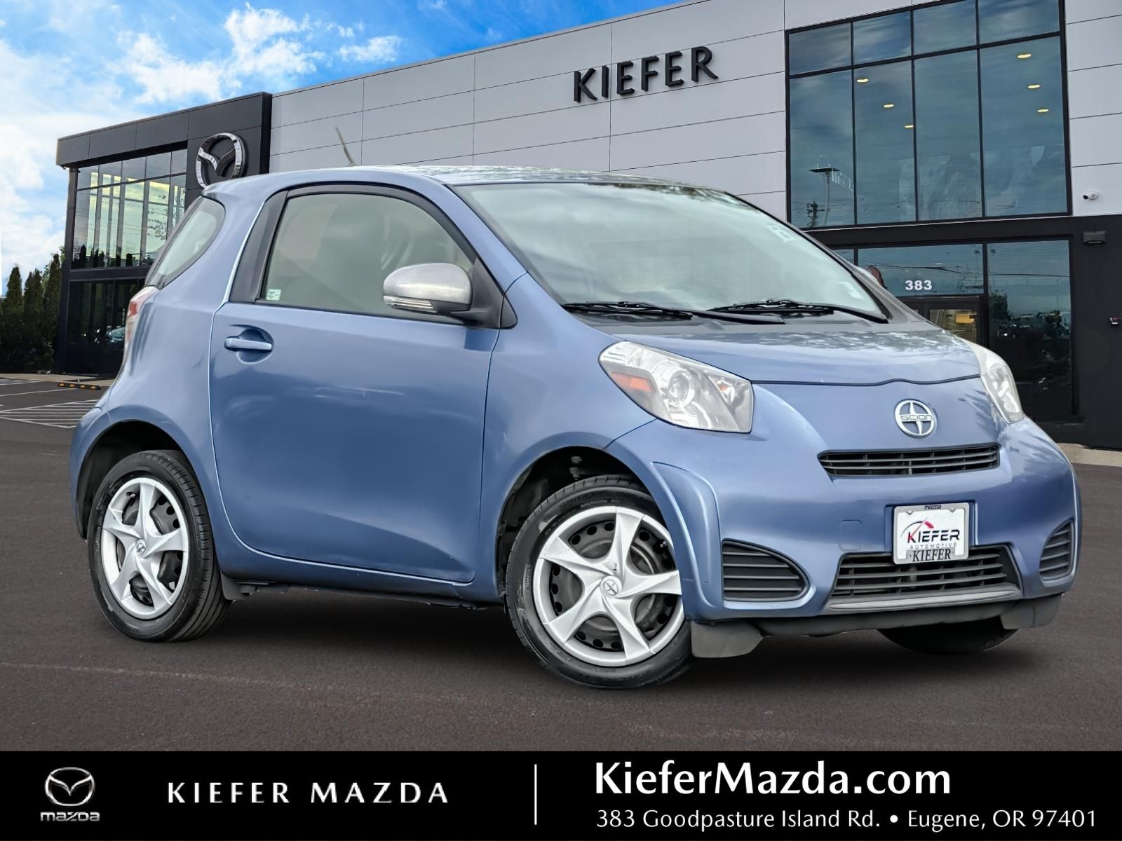 Blue 2013 Scion iQ Base Hatchback Front-Wheel Drive Continuously Variable Transmission