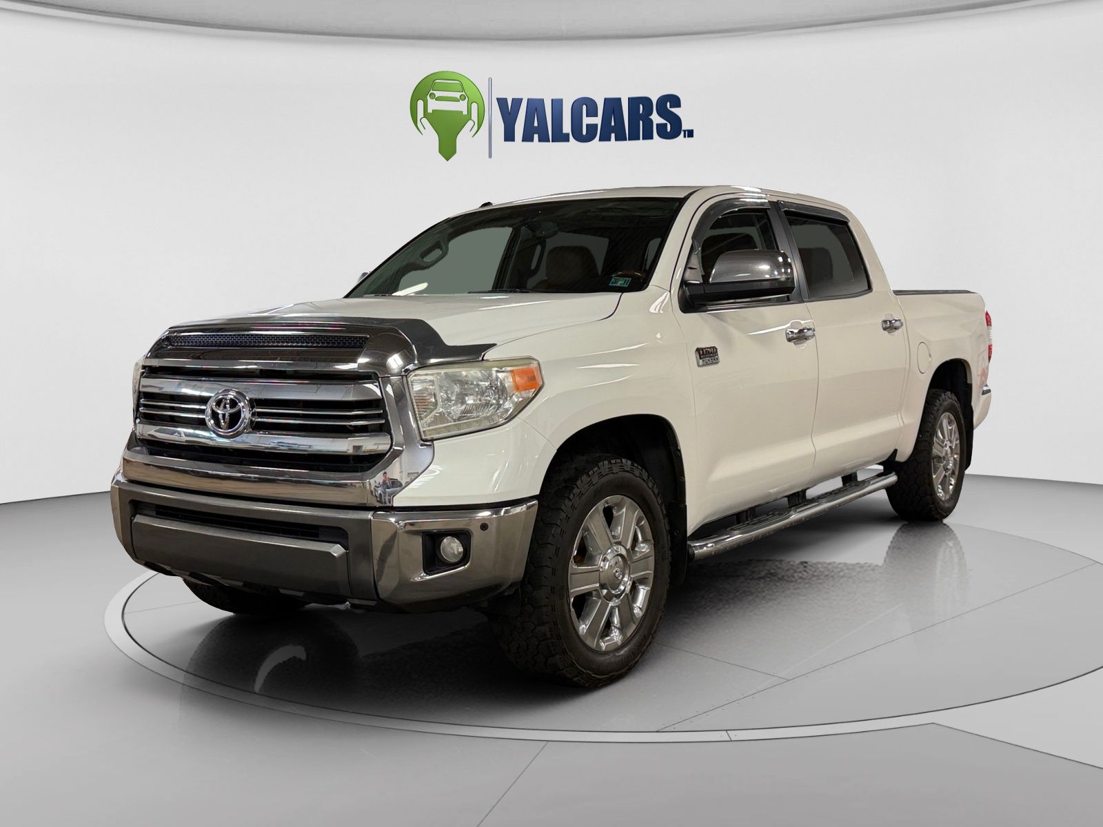 White 2016 Toyota Tundra 1794 CrewMax 5.7L 4WD Pickup Truck Four-Wheel Drive 6-Speed Automatic Overdrive