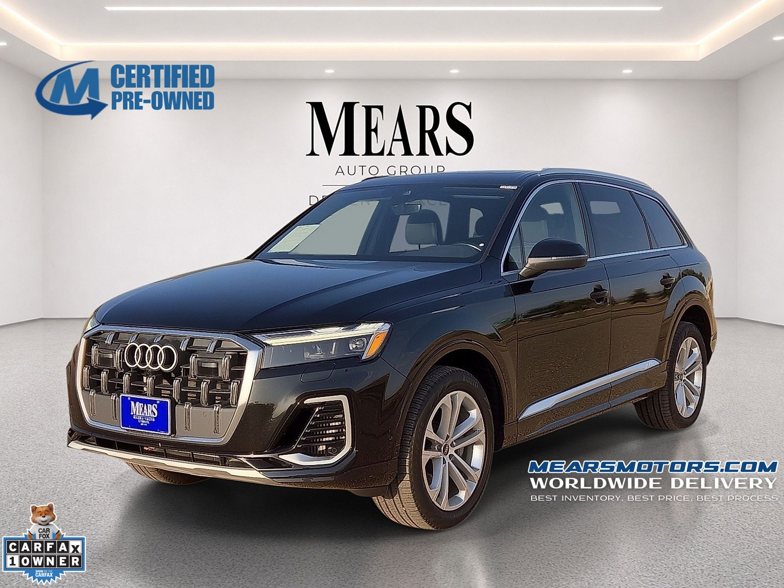 Mythos Black Metallic 2025 Audi Q7 SUV / Crossover All-Wheel Drive 8-Speed Automatic