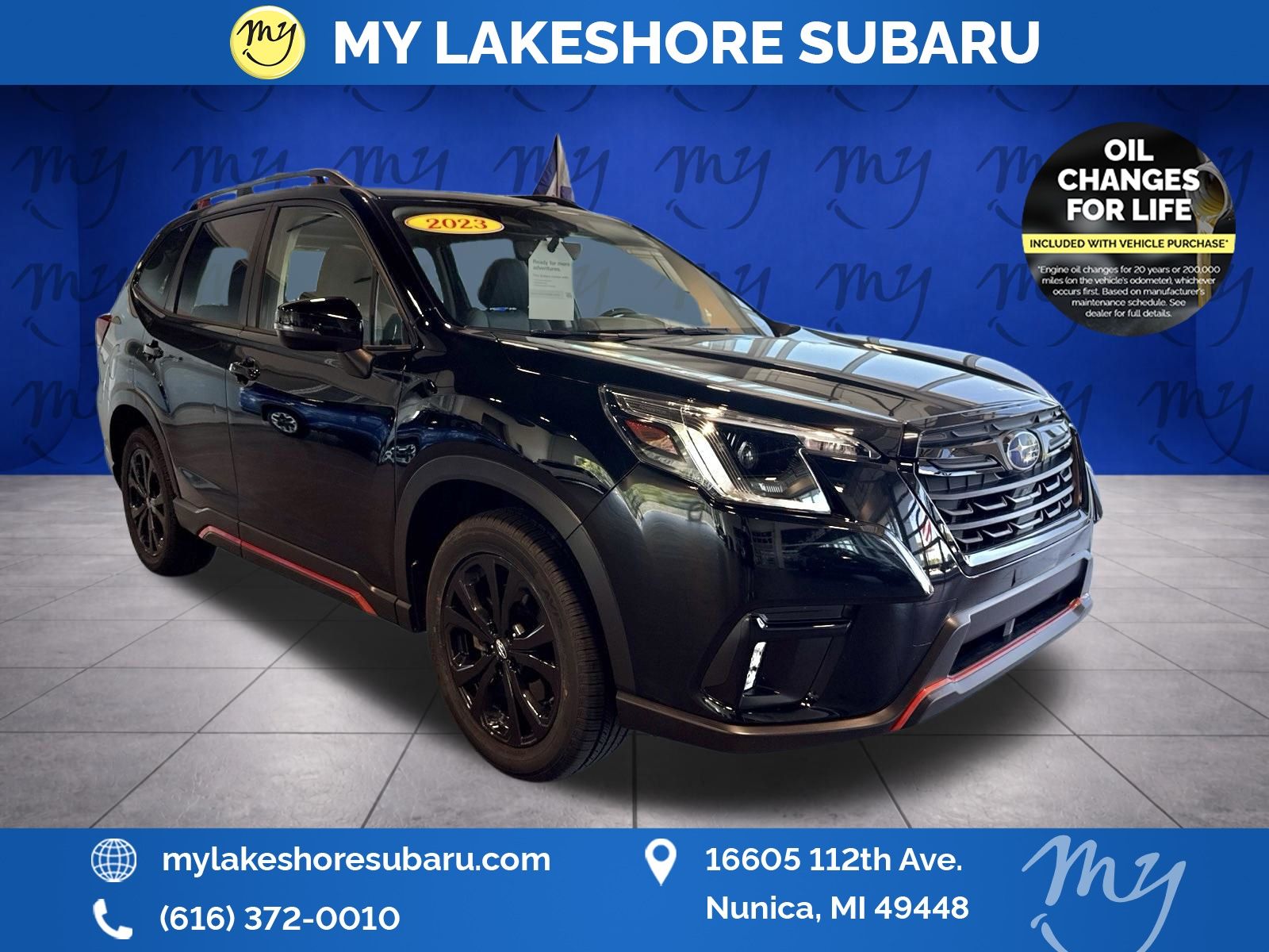 Crystal Black Silica 2023 Subaru Forester SUV / Crossover All-Wheel Drive Continuously Variable Transmission