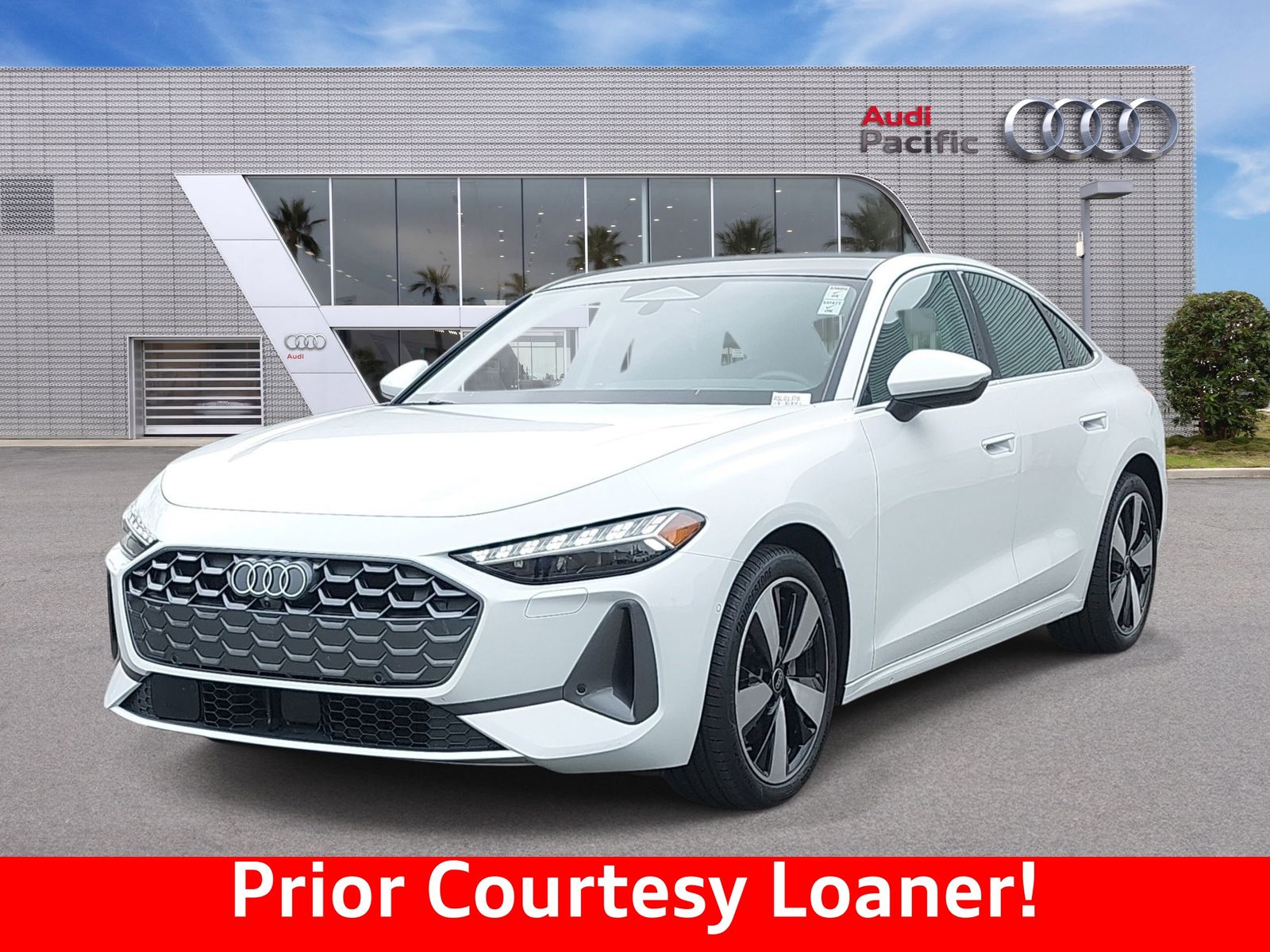 Glacier White Metallic 2025 Audi A5 Sedan All-Wheel Drive 7-Speed Automatic