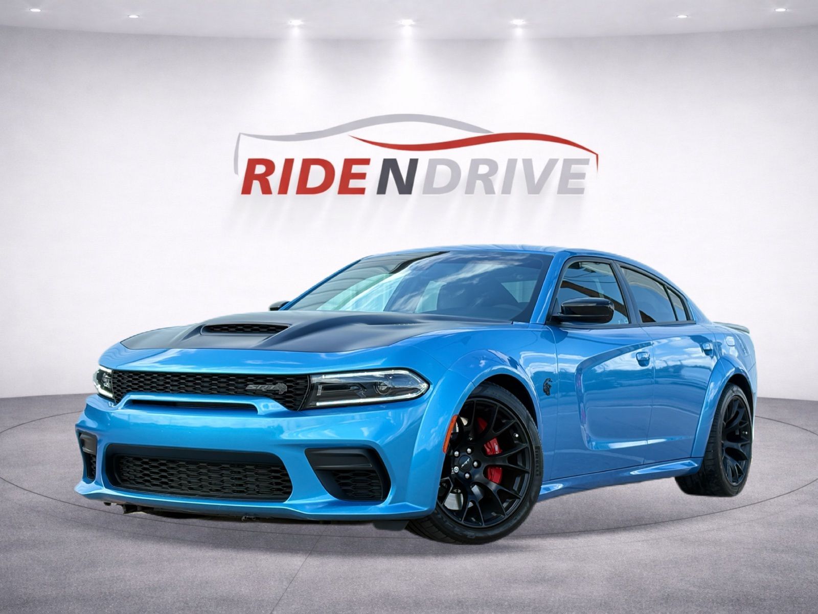 B5 Blue Pearlcoat 2023 Dodge Charger SRT Hellcat Widebody Jailbreak RWD Sedan Rear-Wheel Drive 8-Speed Automatic