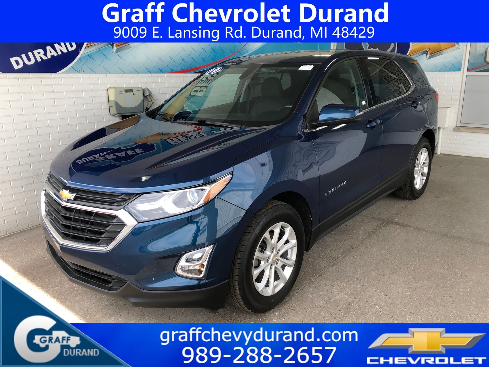 Pacific Blue Metallic 2019 Chevrolet Equinox SUV / Crossover Front-Wheel Drive 6-Speed Automatic Overdrive