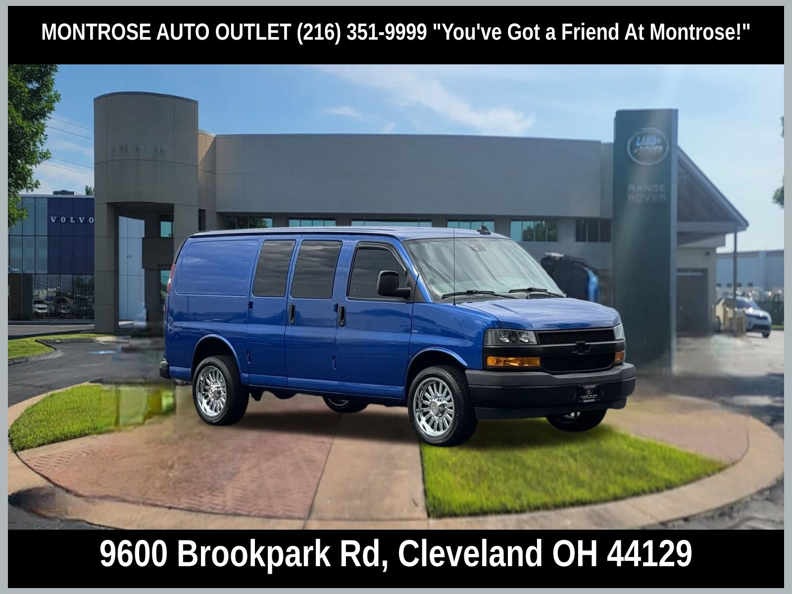 Blue Metallic 2019 Chevrolet Express Cargo Van Rear-Wheel Drive 6-Speed Automatic Overdrive