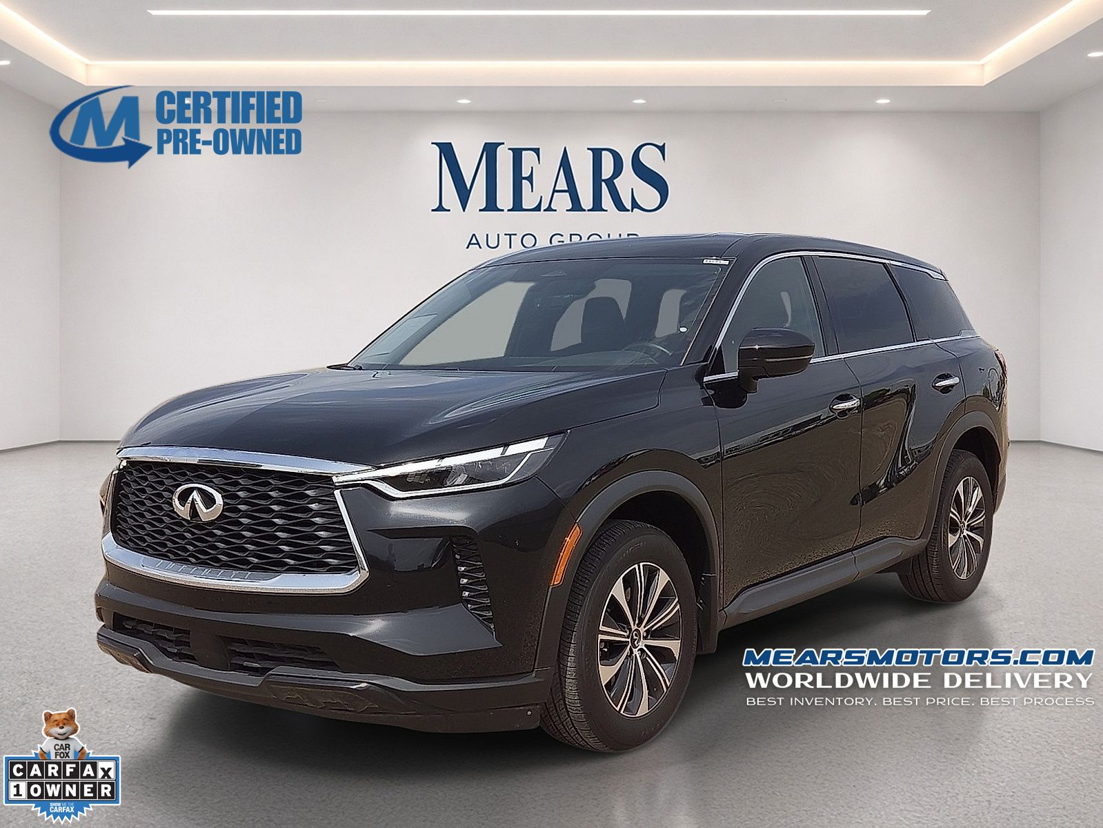 Mineral Black 2025 INFINITI QX60 SUV / Crossover Front-Wheel Drive 9-Speed Automatic