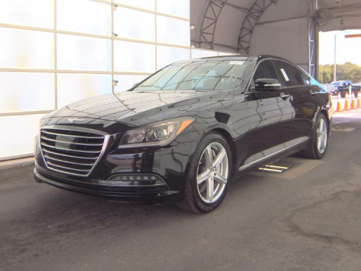 Caspian Black 2015 Hyundai Genesis 5.0 Ultimate AWD Sedan 8-Speed Automatic