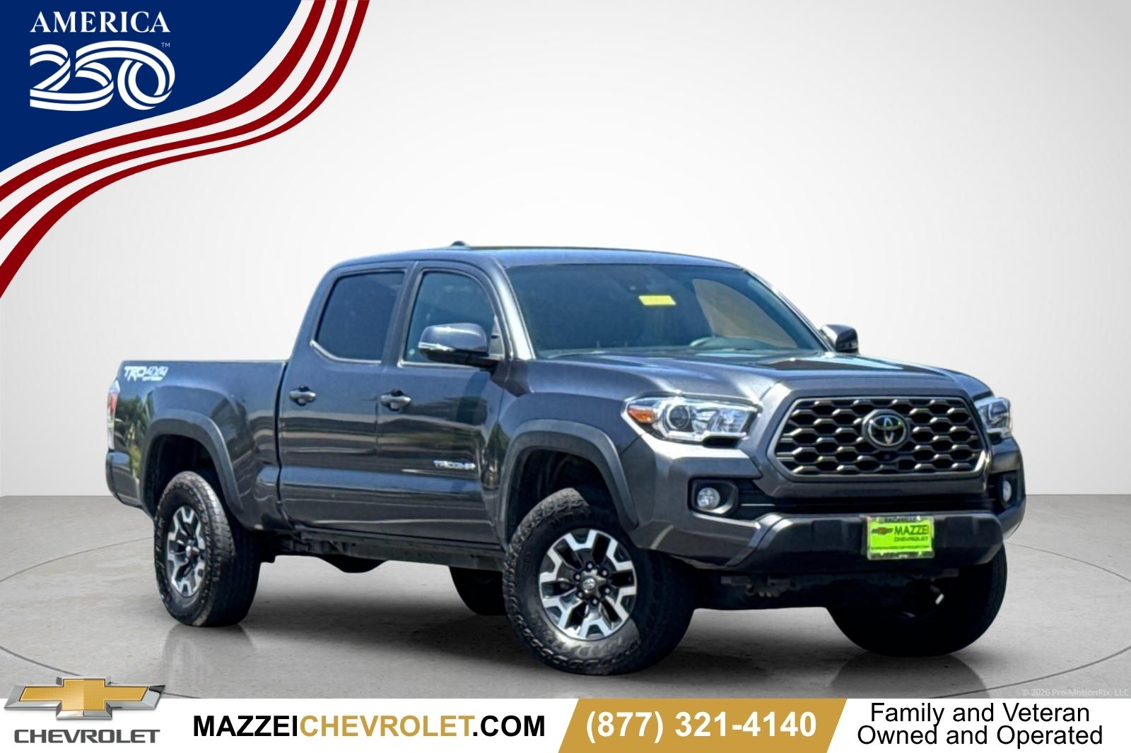 Magnetic Gray Metallic 2023 Toyota Tacoma Pickup Truck Four-Wheel Drive 6-Speed Automatic