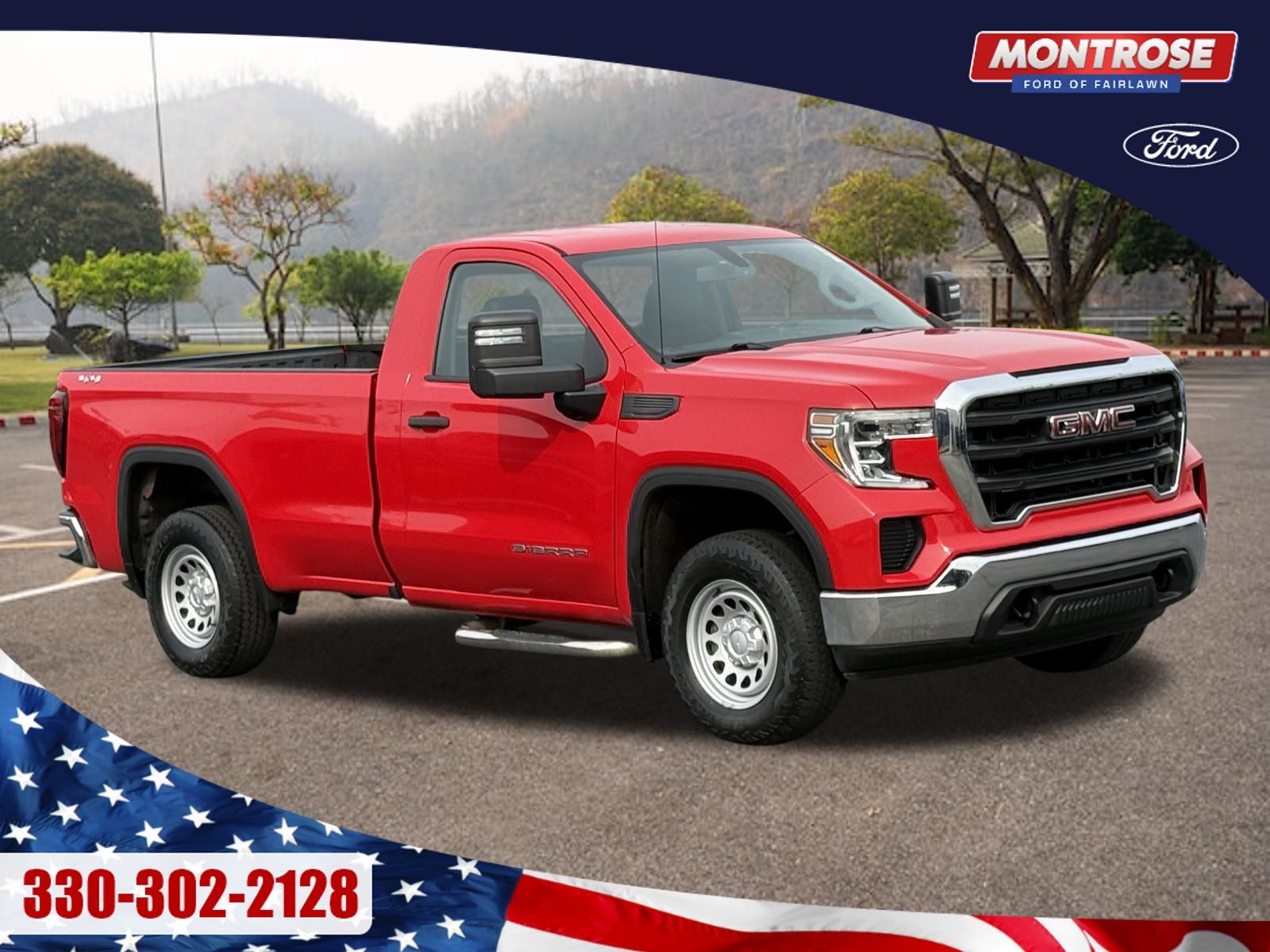 Cardinal Red 2020 GMC Sierra 1500 Base LB 4WD Pickup Truck Four-Wheel Drive 6-Speed Automatic