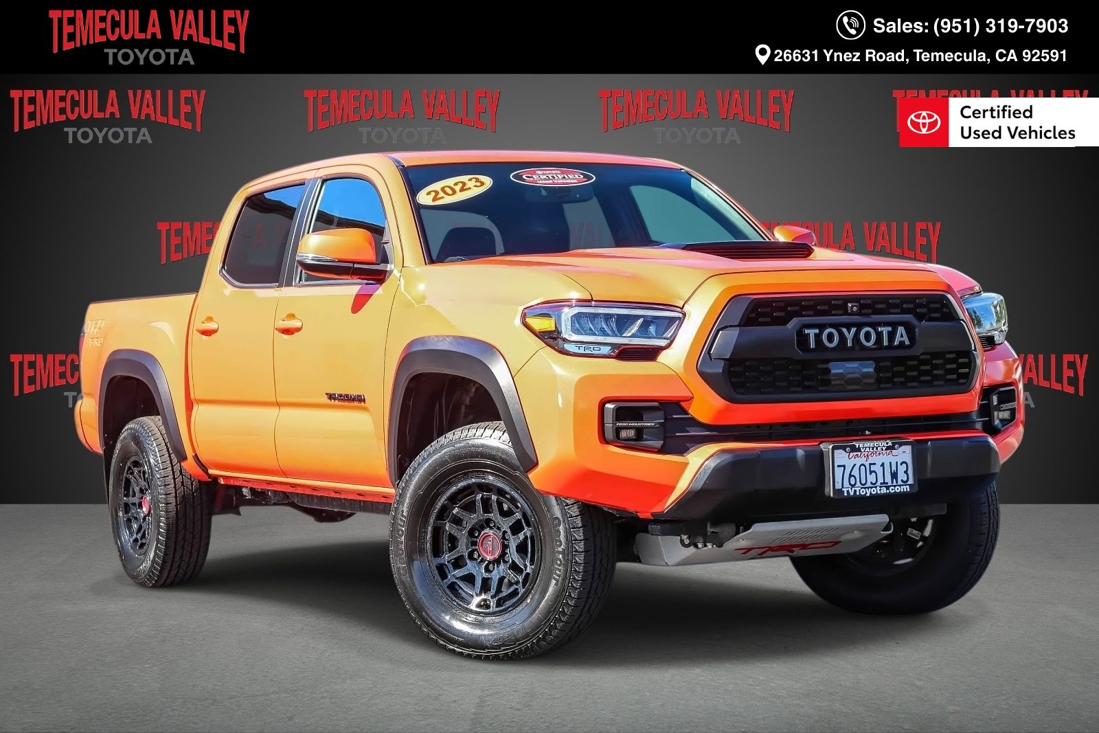 Solar Octane 2023 Toyota Tacoma Pickup Truck Four-Wheel Drive 6-Speed Automatic