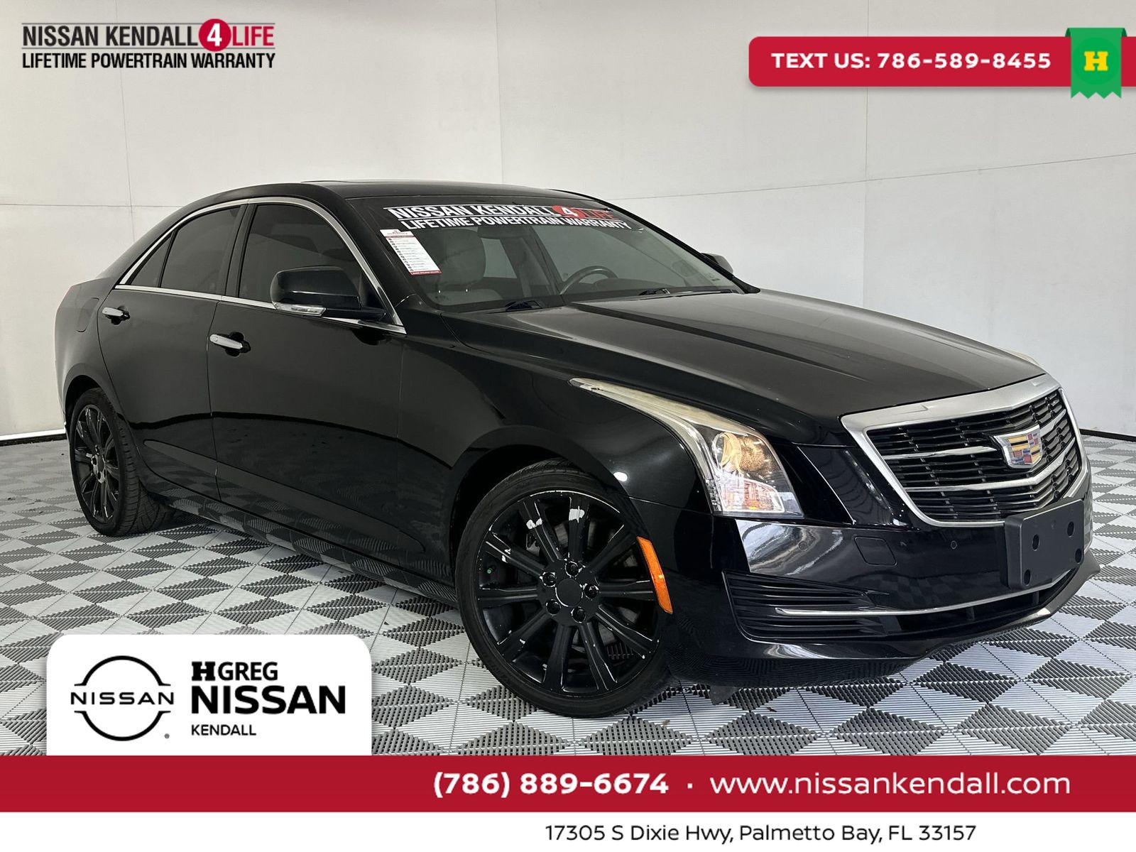 Black Raven 2017 Cadillac ATS 2.0T Luxury AWD Sedan All-Wheel Drive 8-Speed Automatic