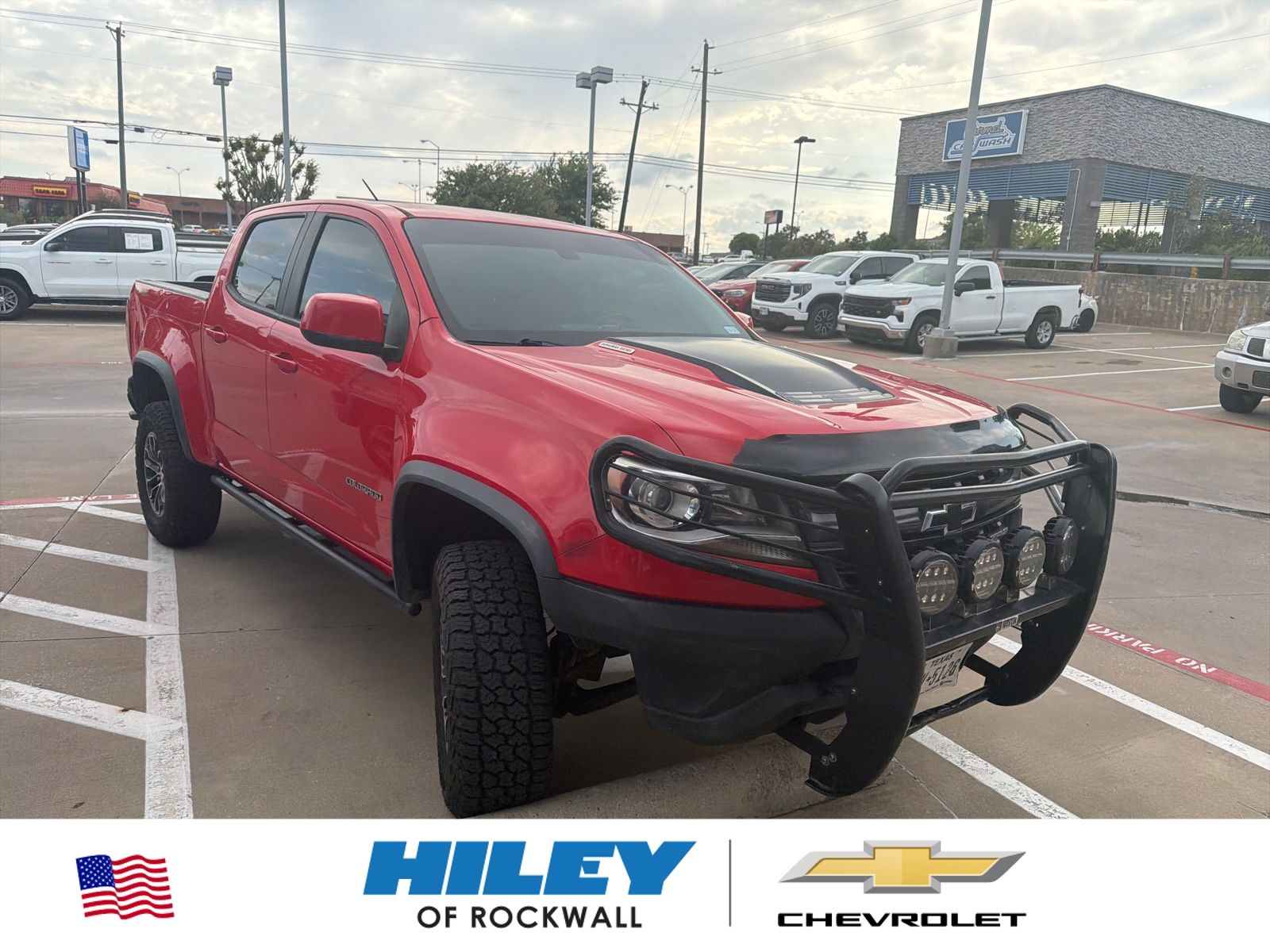 Red Hot 2020 Chevrolet Colorado ZR2 Crew Cab 4WD Pickup Truck Four-Wheel Drive 6-Speed Automatic