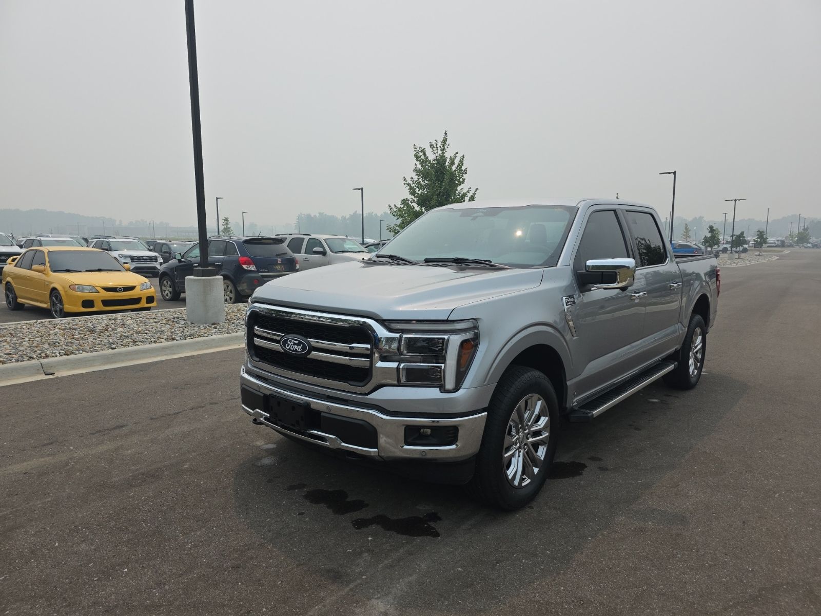 Silver Metallic 2025 Ford F-150 Pickup Truck Four-Wheel Drive Automatic