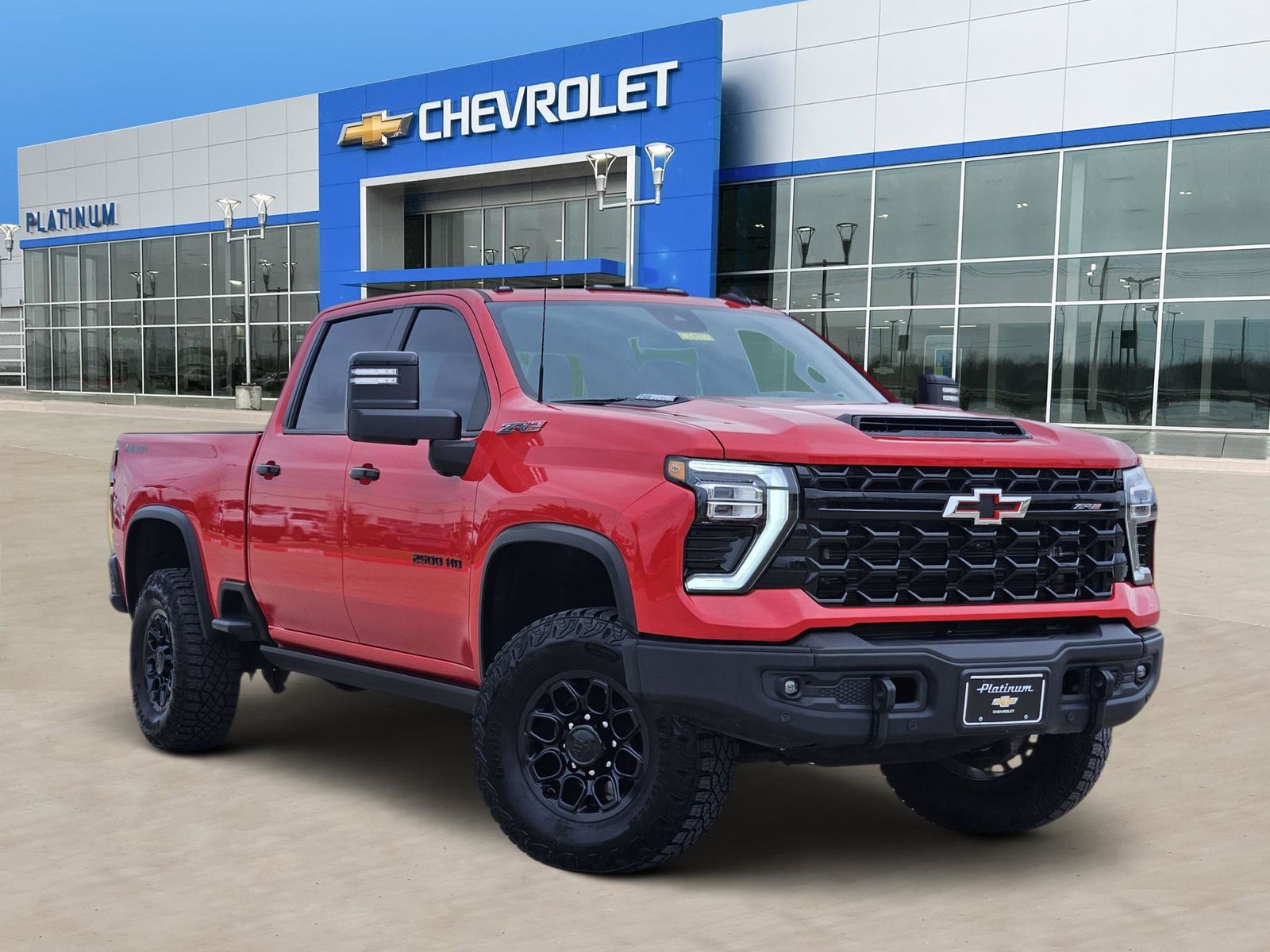 Red Hot 2025 Chevrolet Silverado 2500HD Pickup Truck Four-Wheel Drive Automatic