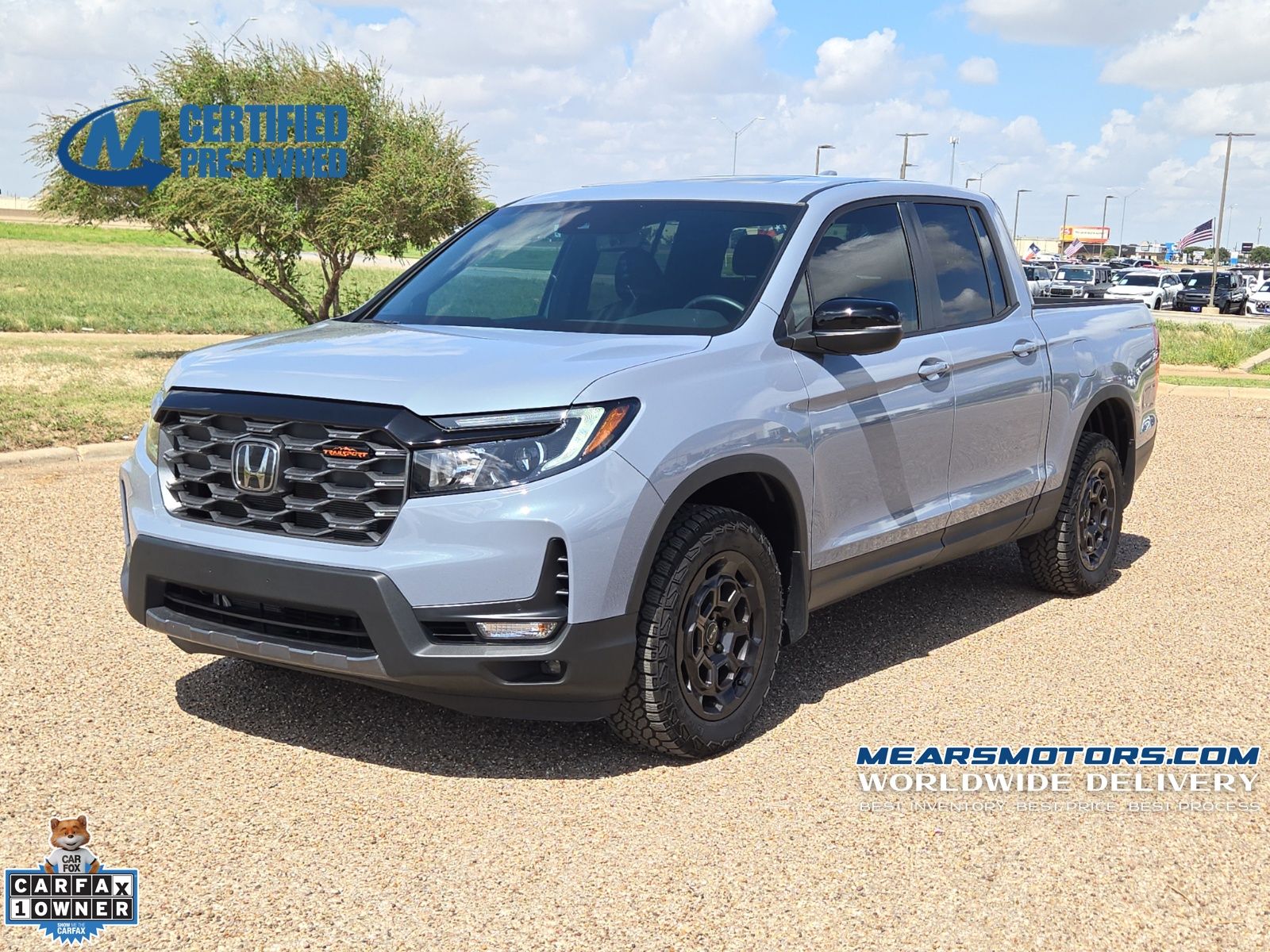 Sonic Gray Pearl 2025 Honda Ridgeline Pickup Truck All-Wheel Drive 9-Speed Automatic