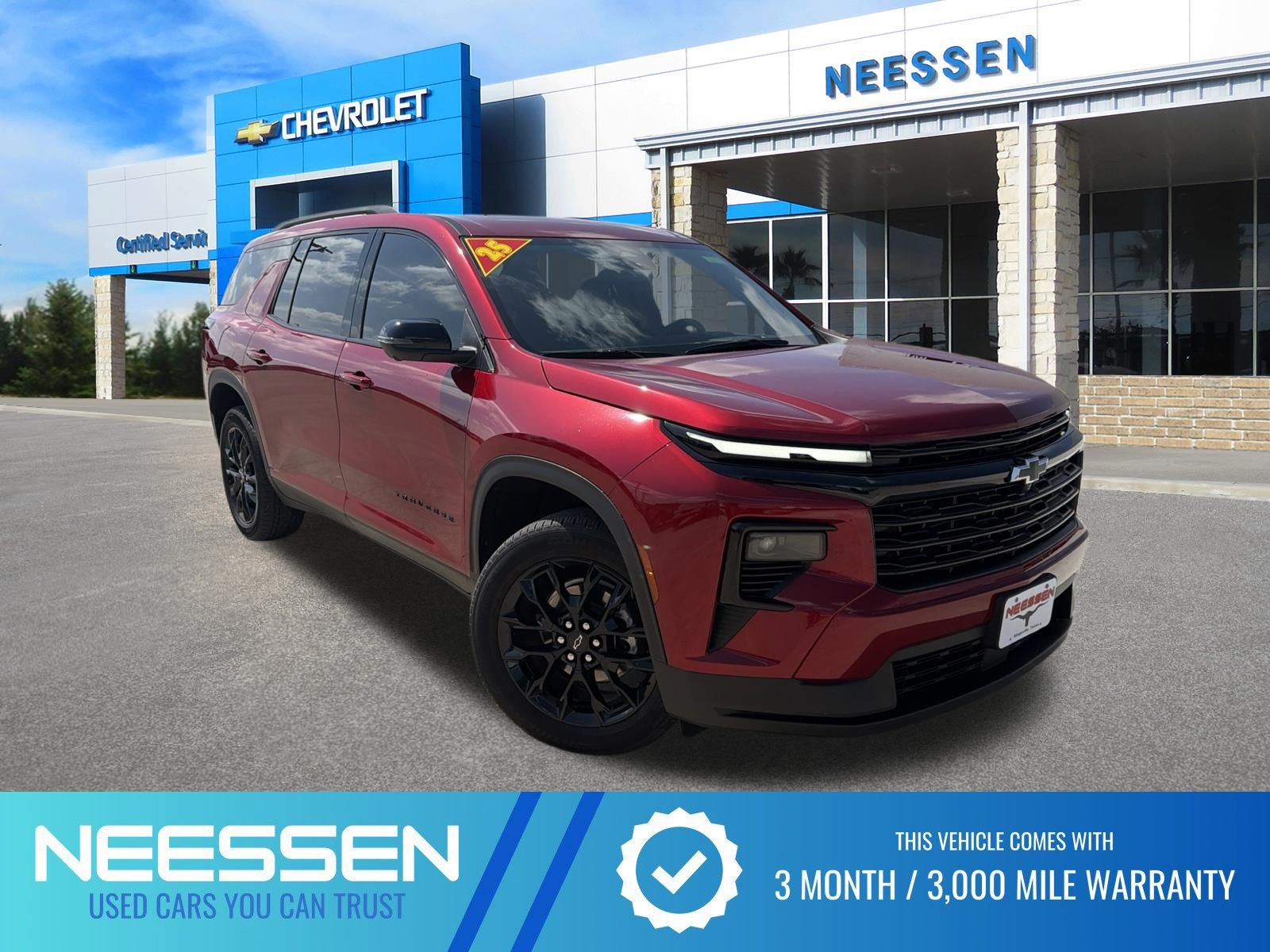 Radiant Red 2025 Chevrolet Traverse SUV / Crossover Front-Wheel Drive 8-Speed Automatic