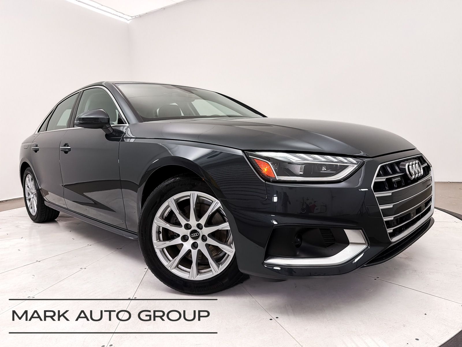Manhattan Gray Metallic 2023 Audi A4 quattro Premium 40 TFSI AWD Sedan All-Wheel Drive 7-Speed Automatic