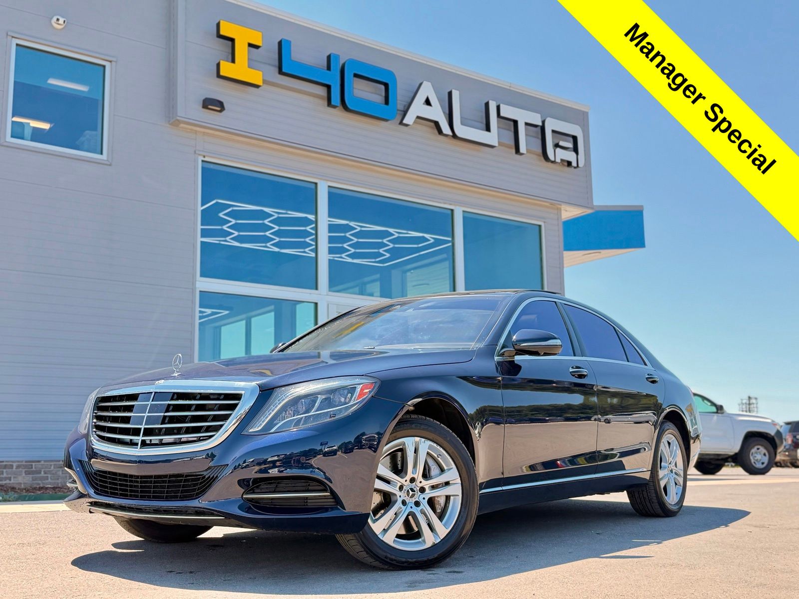 Blue 2017 Mercedes-Benz S-Class Sedan All-Wheel Drive 9-Speed Automatic