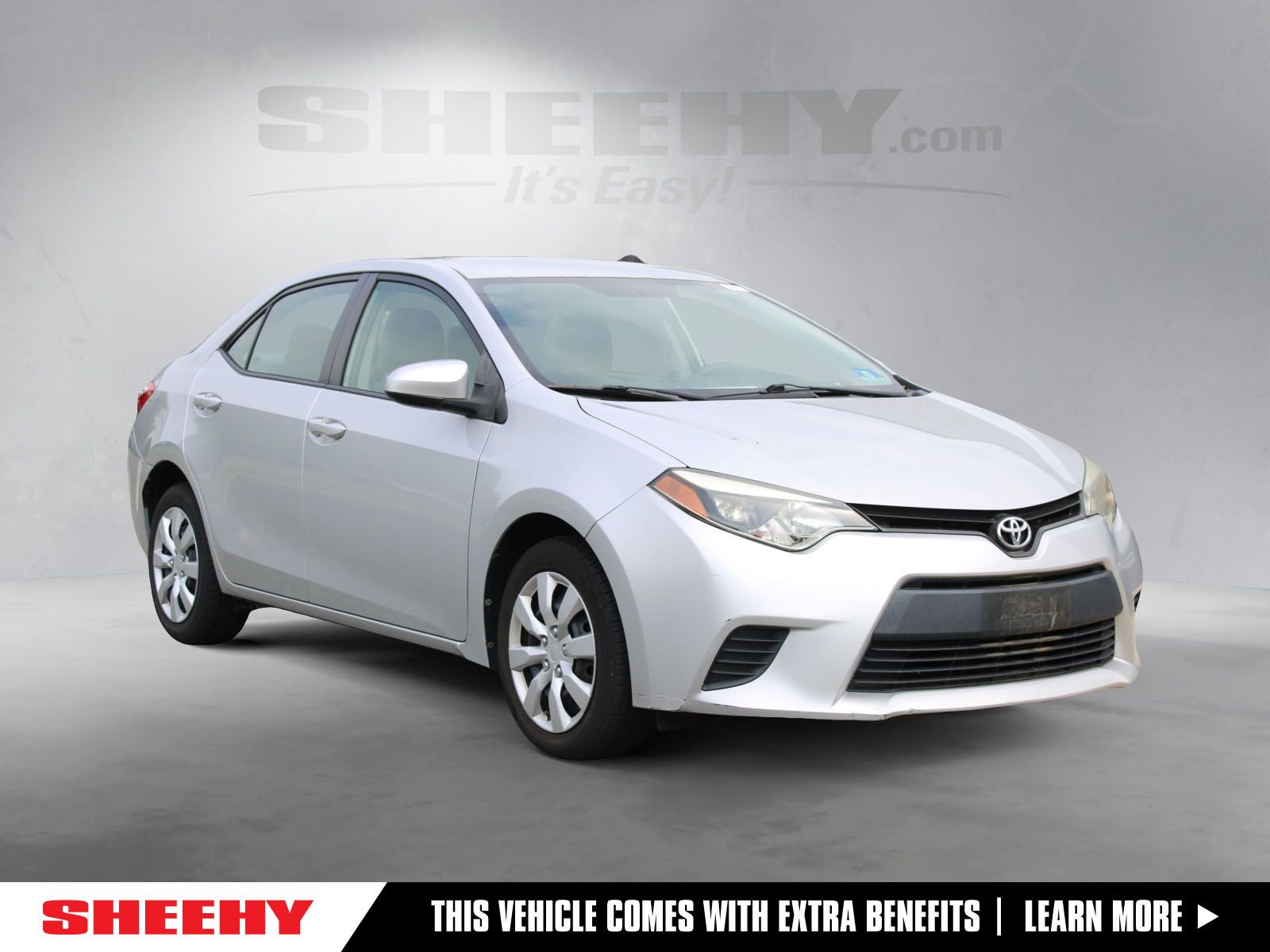 Classic Silver Metallic 2014 Toyota Corolla Sedan Front-Wheel Drive Continuously Variable Transmission
