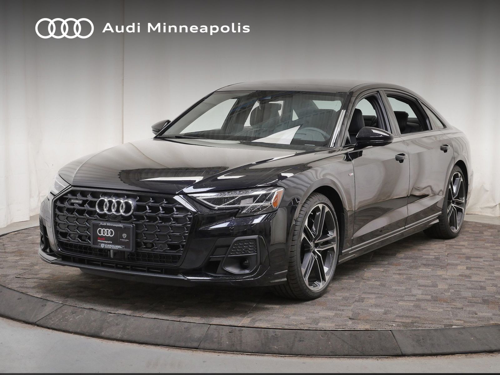 Sebring Black Crystal Effect 2026 Audi A8 Sedan All-Wheel Drive 8-Speed Automatic