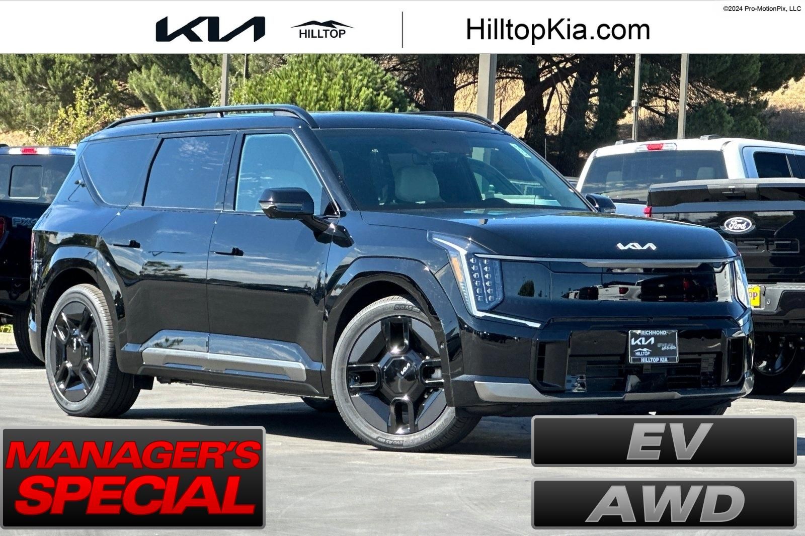 Ebony Black 2026 Kia EV9 SUV / Crossover All-Wheel Drive 1-Speed Automatic