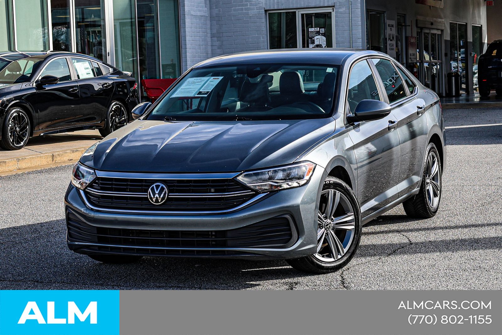 Gray 2024 Volkswagen Jetta SE FWD Sedan Front-Wheel Drive 8-Speed Automatic