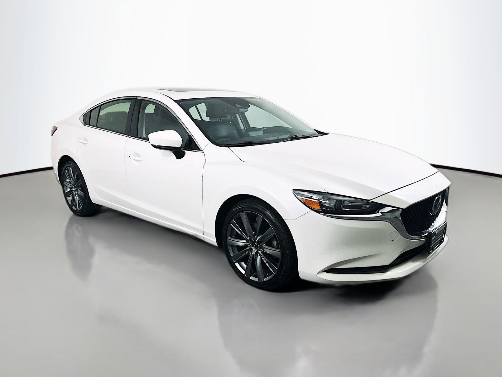 Snowflake White Pearl Mica 2021 Mazda MAZDA6 Sedan Front-Wheel Drive 6-Speed Automatic