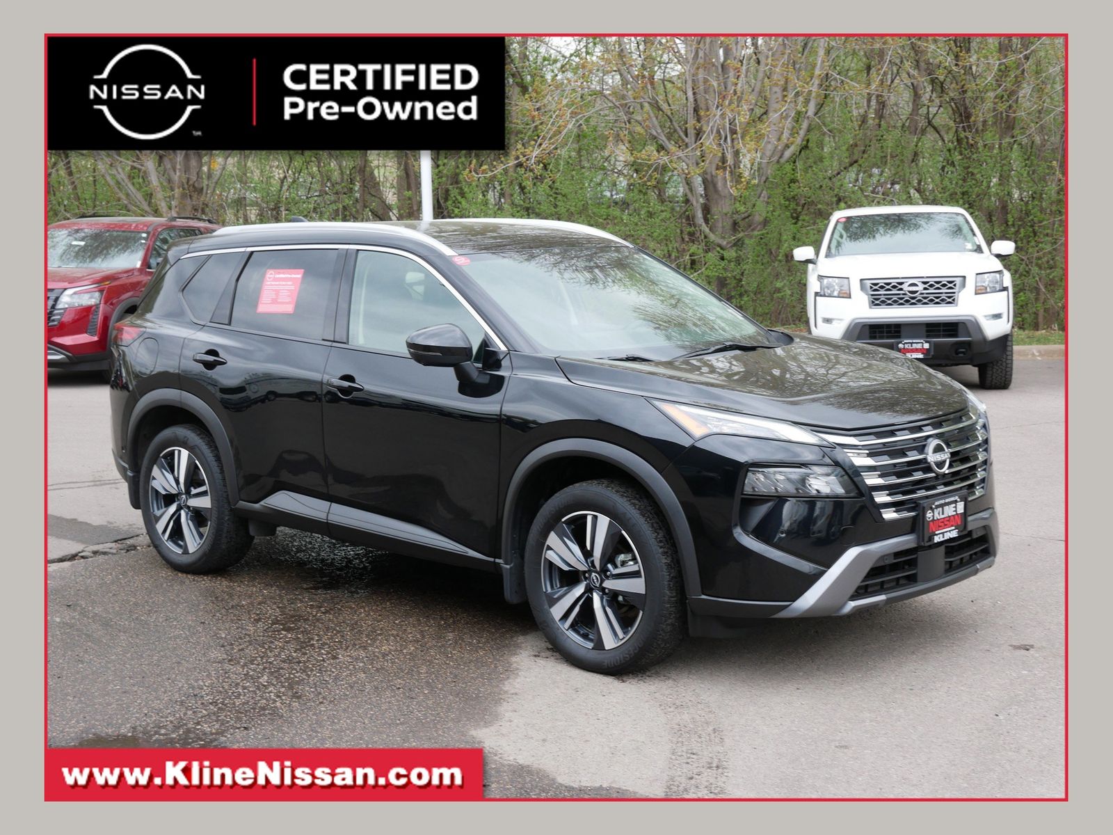 Super Black 2024 Nissan Rogue SL AWD SUV / Crossover All-Wheel Drive Continuously Variable Transmission