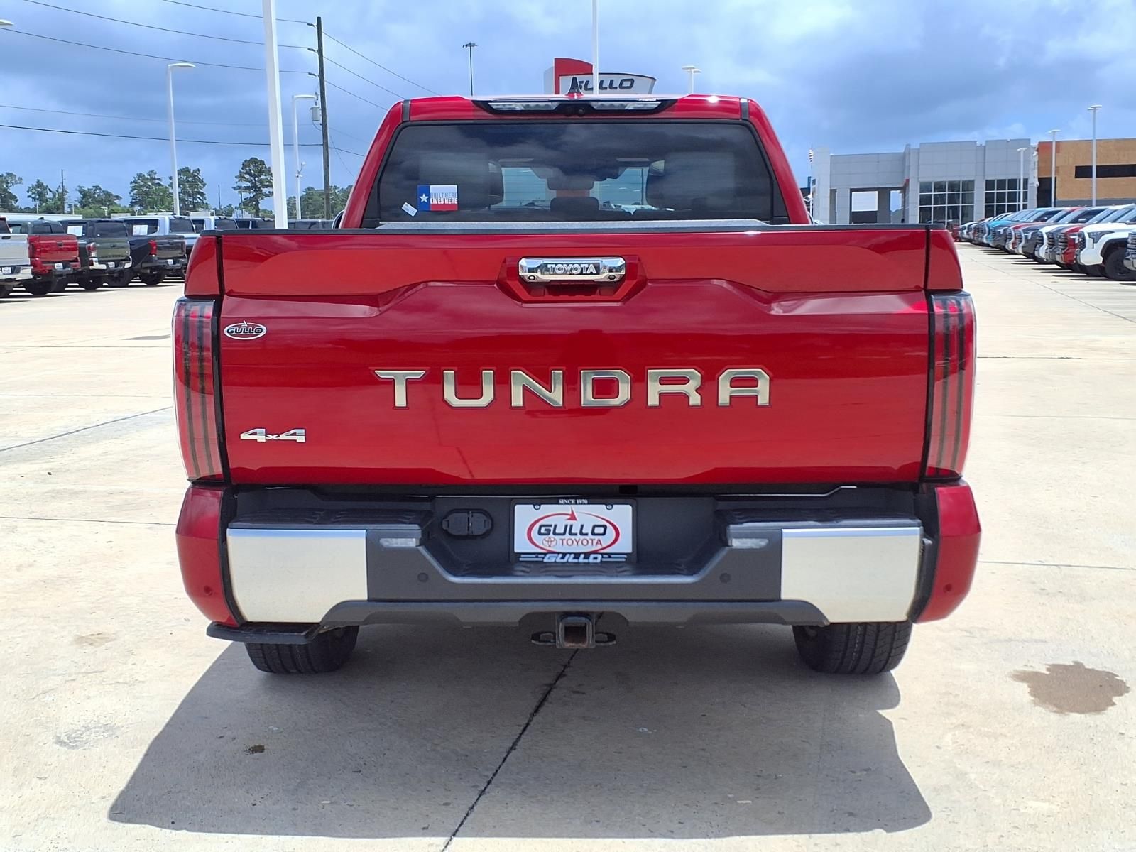 2023 Toyota Tundra Hybrid Capstone Red at Don McGill Toyota