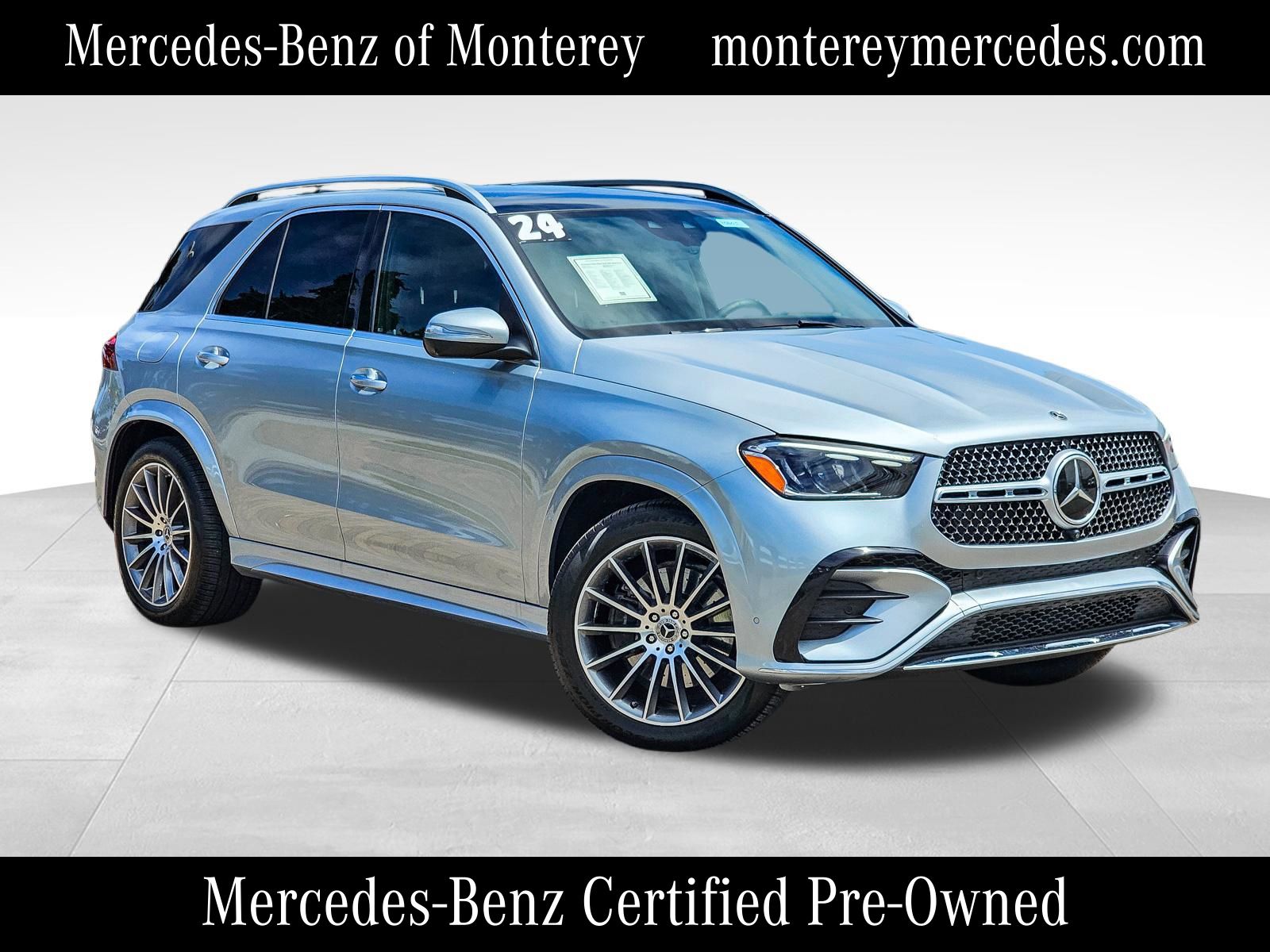 Cirrus Silver Metallic 2024 Mercedes-Benz GLE SUV / Crossover All-Wheel Drive 9-Speed Automatic