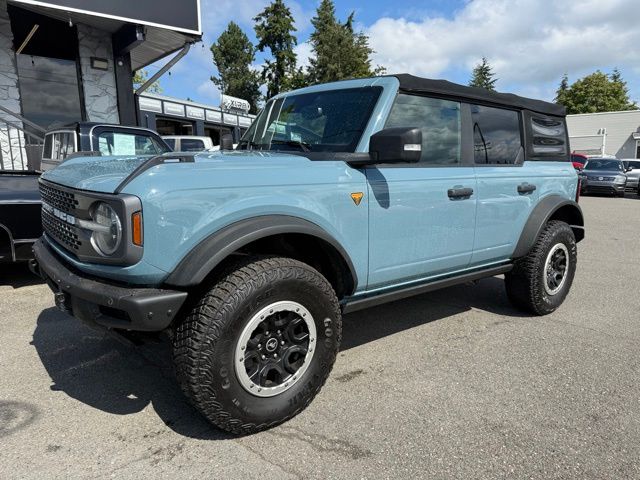 Blue 2021 Ford Bronco SUV / Crossover Four-Wheel Drive Automatic