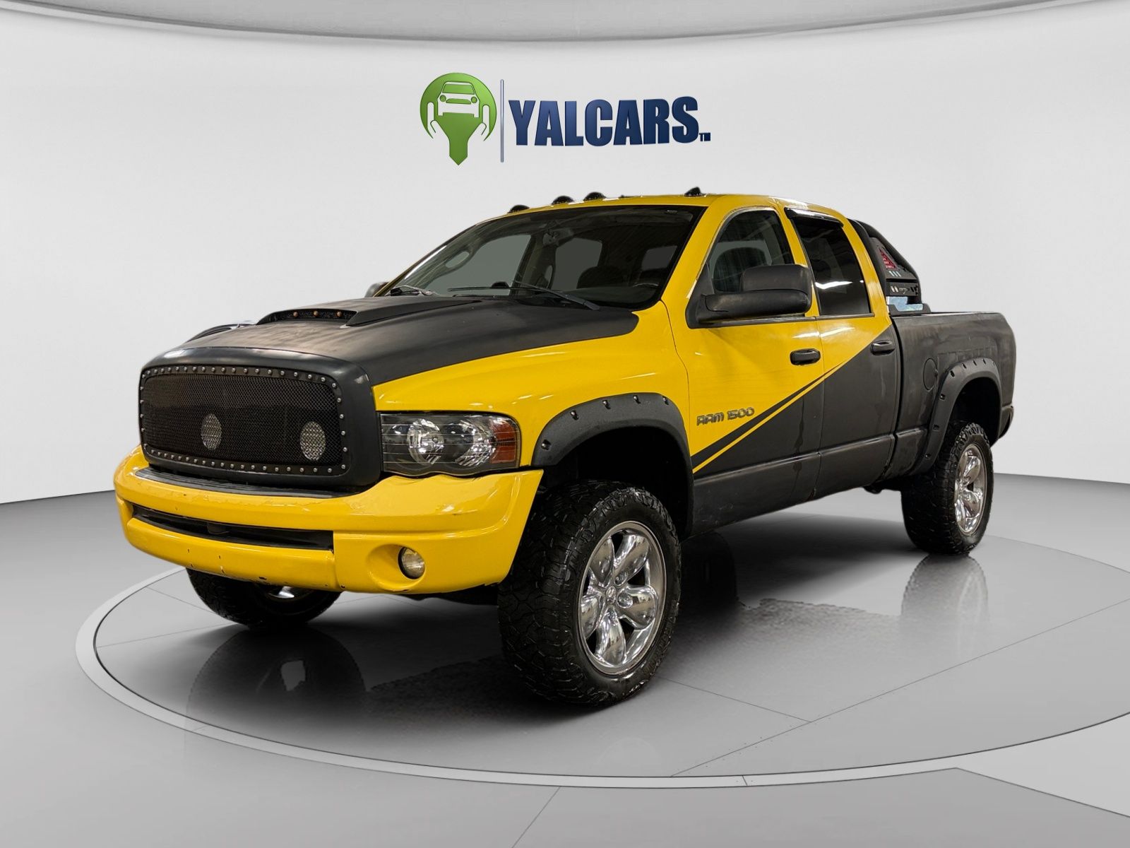 Solar Yellow 2005 Dodge RAM 1500 SLT Quad Cab 4WD Pickup Truck Four-Wheel Drive 5-Speed Automatic