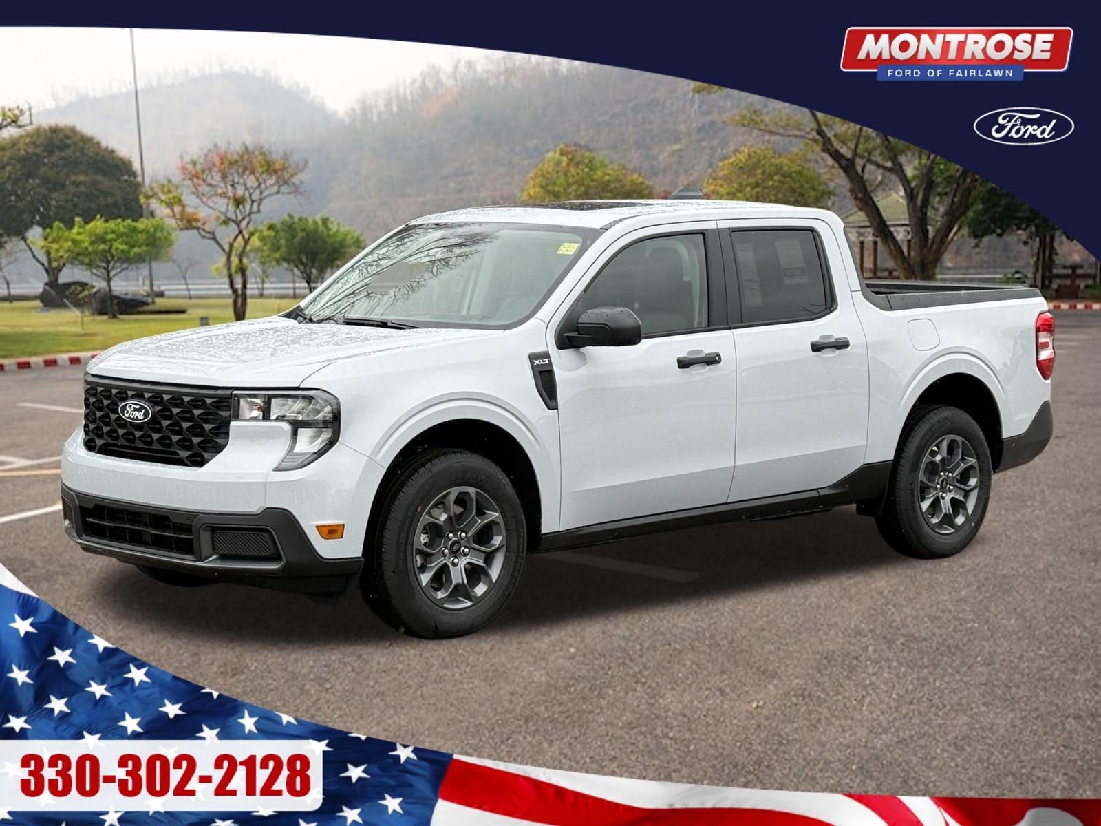 White Metallic 2026 Ford Maverick Pickup Truck All-Wheel Drive 8-Speed Automatic