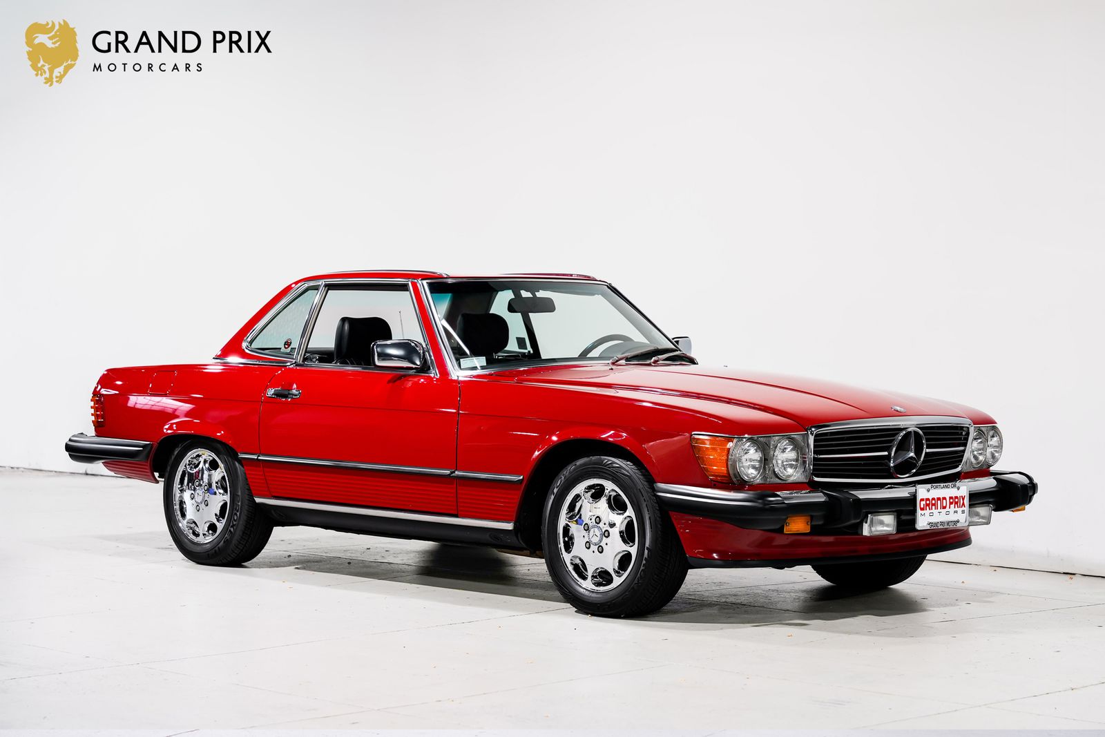 Red 1987 Mercedes-Benz SL-Class Convertible Rear-Wheel Drive 4-Speed Automatic