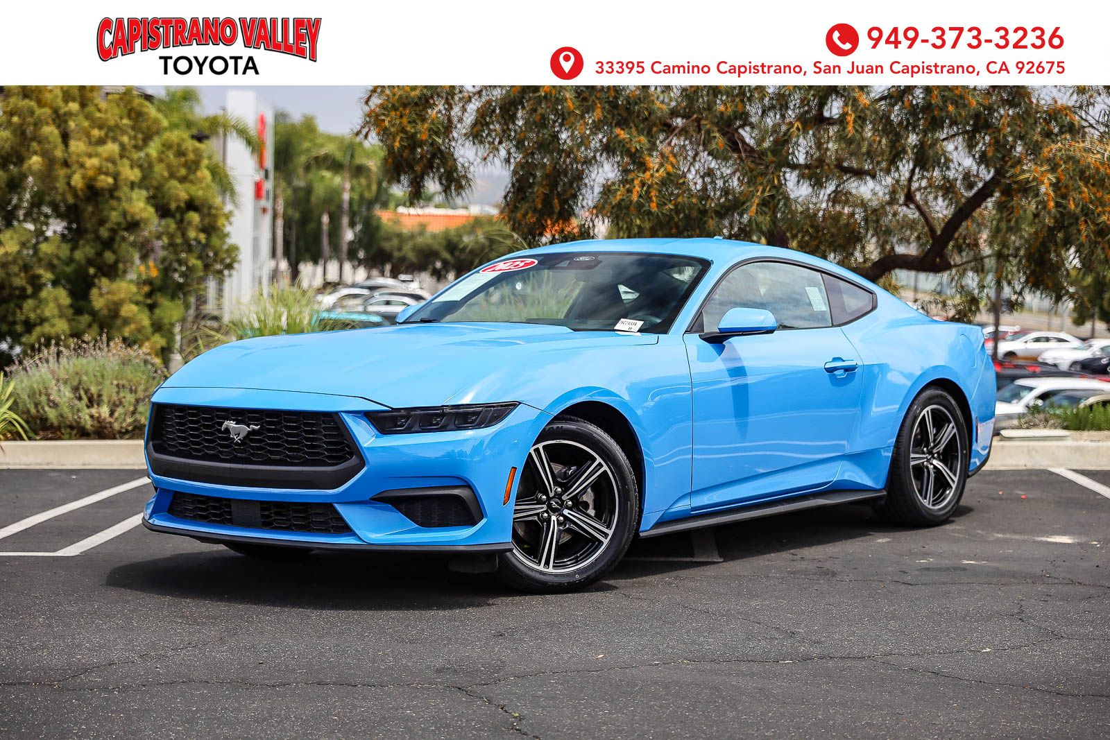 Grabber Blue Metallic 2025 Ford Mustang EcoBoost Fastback RWD Coupe Rear-Wheel Drive Automatic