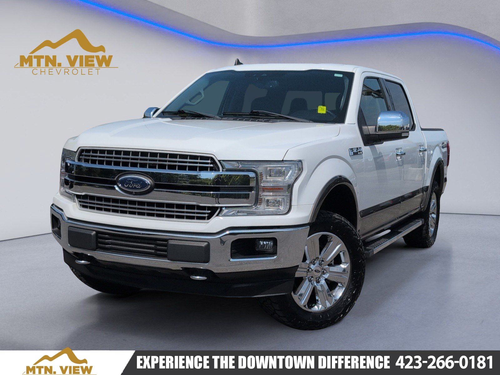 White 2020 Ford F-150 Pickup Truck Four-Wheel Drive Automatic