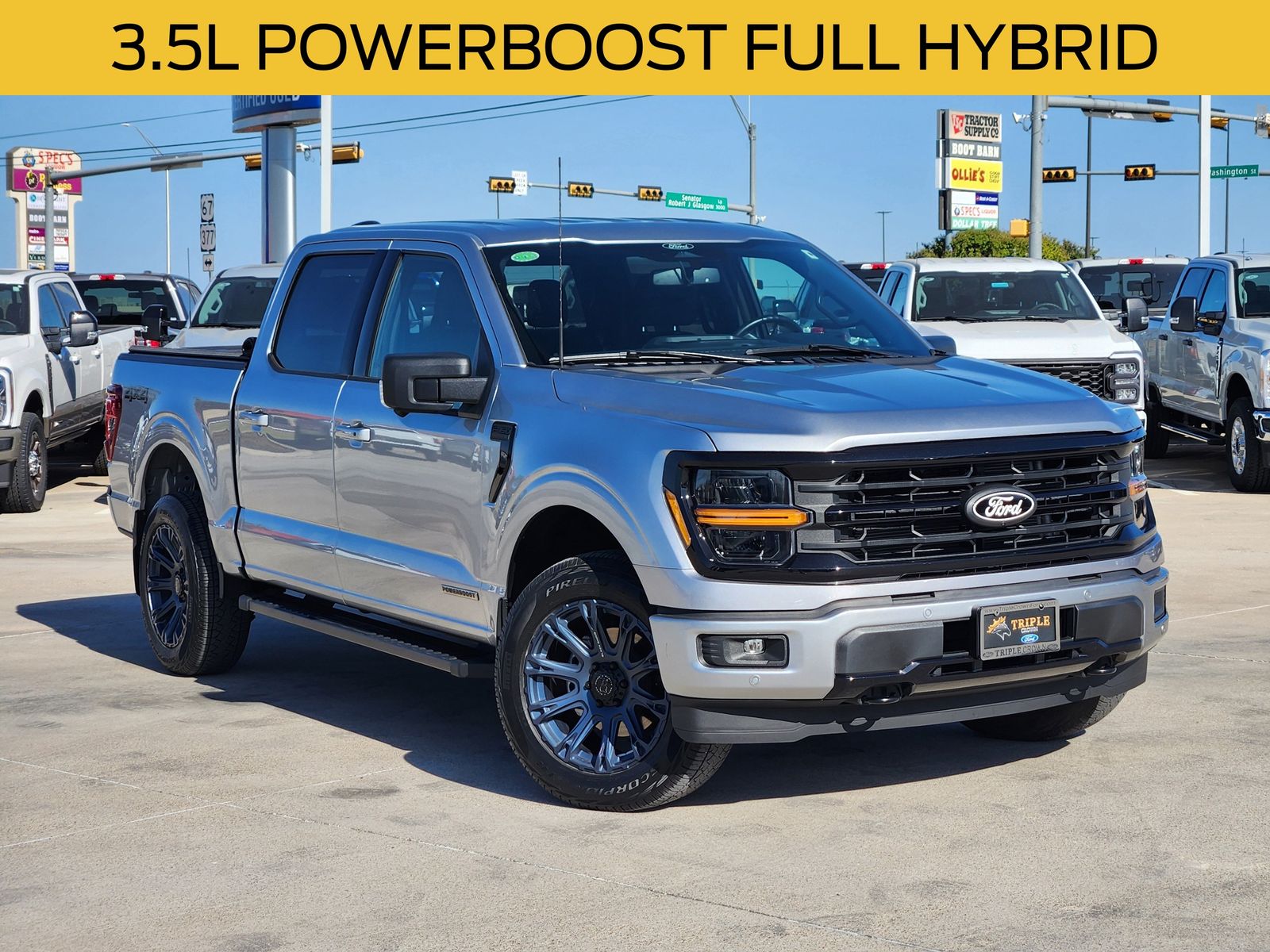 Silver Metallic 2024 Ford F-150 Pickup Truck Four-Wheel Drive Automatic