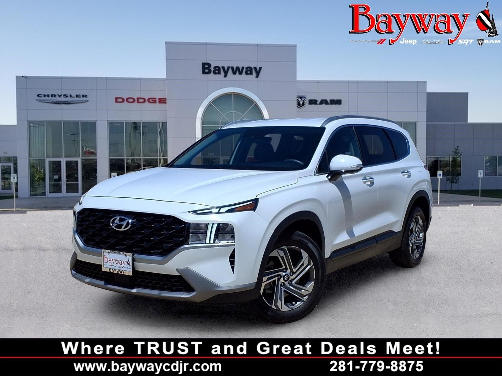 2023 Hyundai Santa Fe SEL White at Parkway Family Mazda