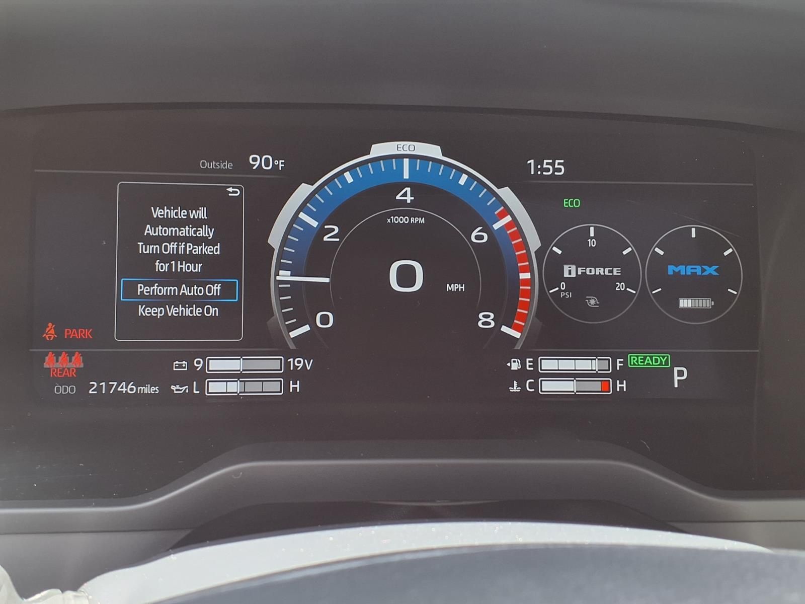 2023 Toyota Tundra Hybrid Capstone Red at Don McGill Toyota
