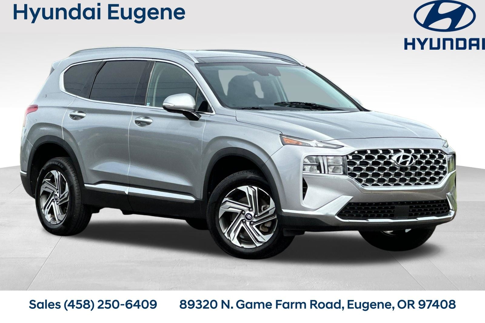 Shimmering Silver Pearl 2023 Hyundai Santa Fe SEL AWD SUV / Crossover All-Wheel Drive 8-Speed Automatic