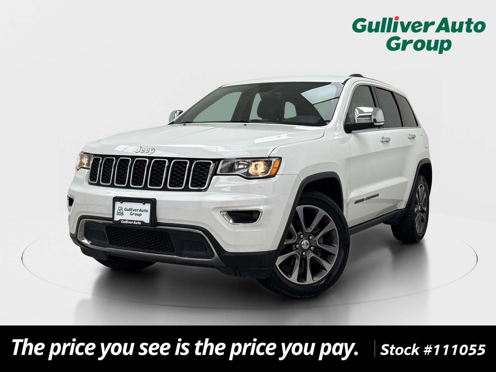 Bright White Clearcoat 2018 Jeep Grand Cherokee Limited SUV / Crossover 4X2 8-Speed Automatic