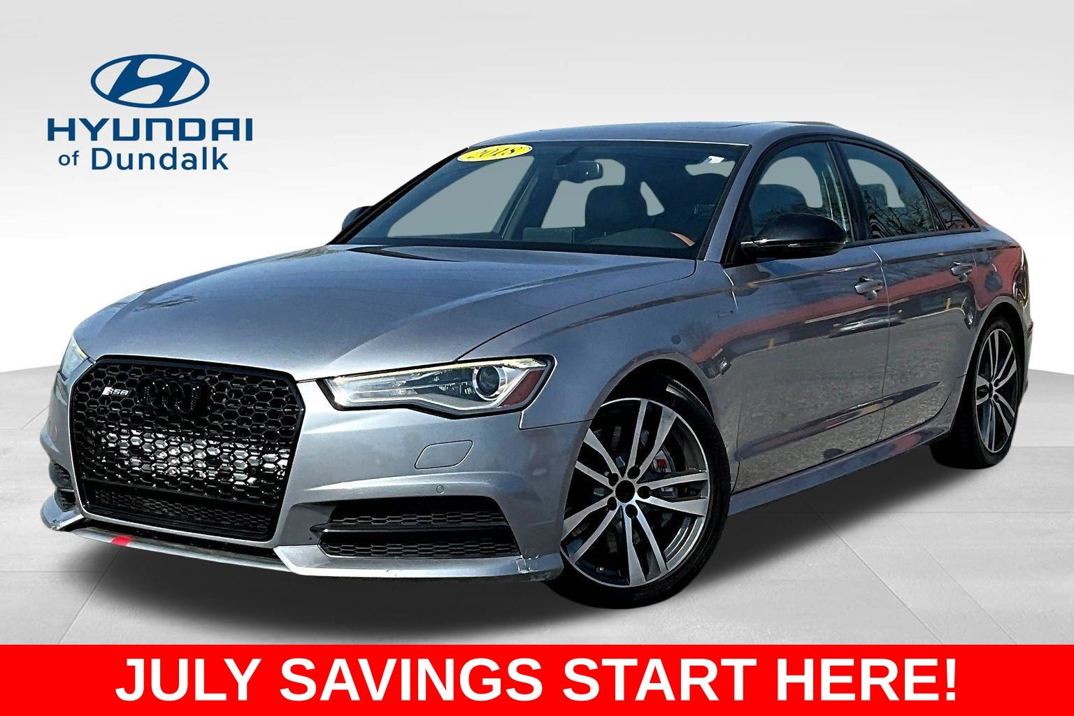 Gray 2018 Audi A6 Sedan 8-Speed Automatic