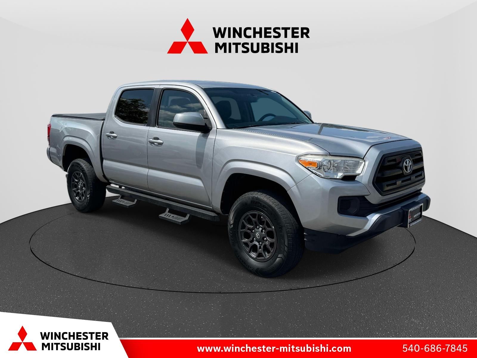 Silver Sky Metallic 2016 Toyota Tacoma Pickup Truck Four-Wheel Drive 6-Speed Automatic