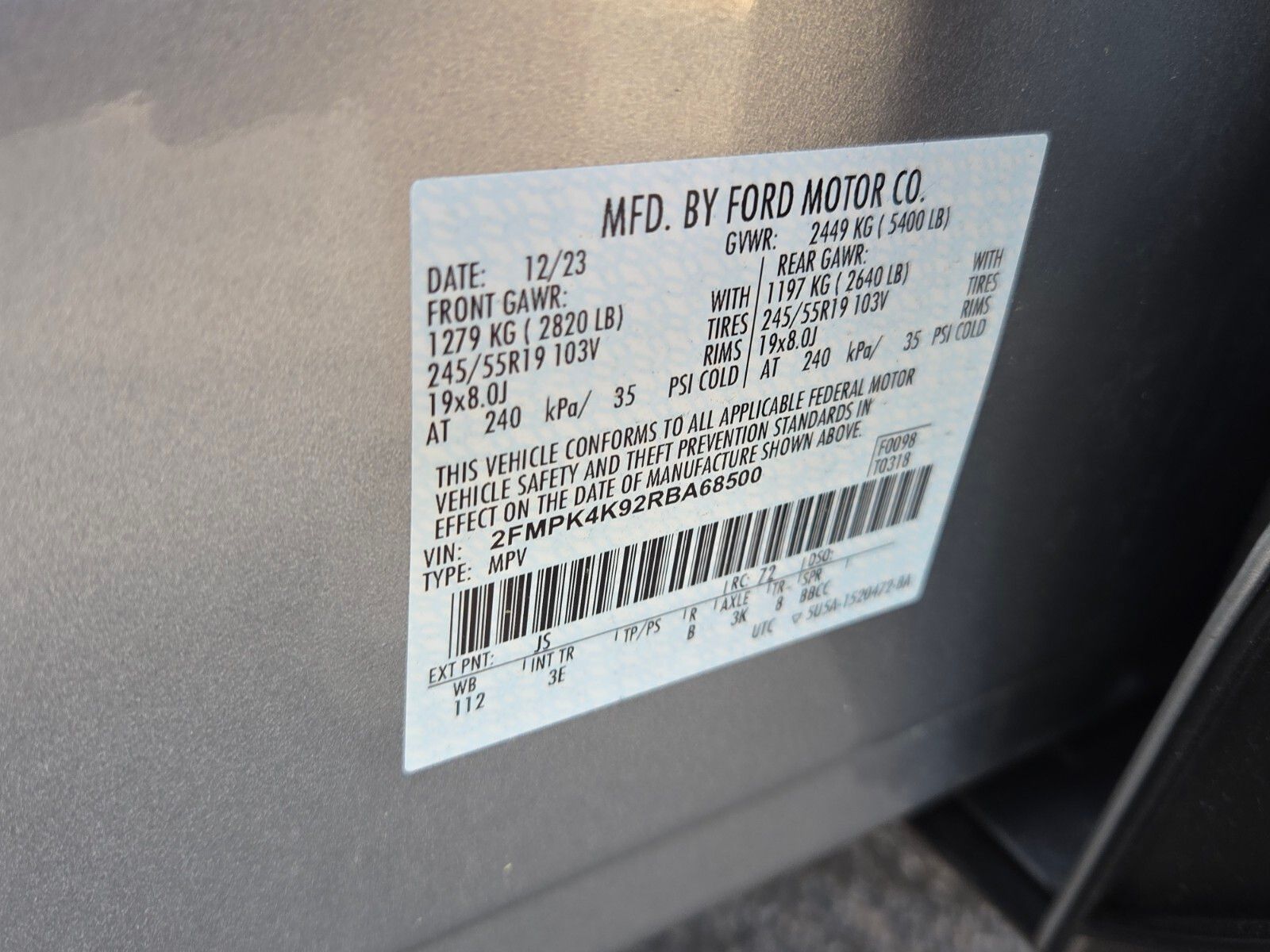 Used 2024 Silver Ford Titanium image 20