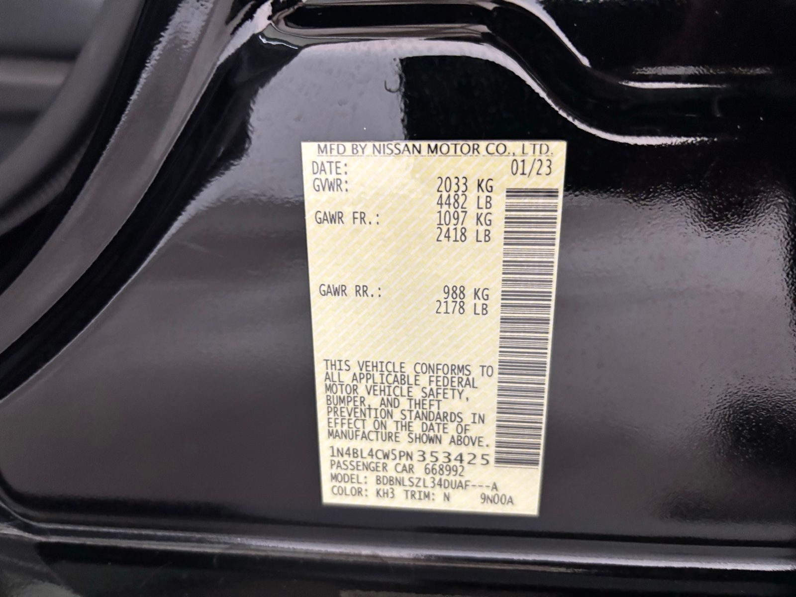 Used Car 2023 Nissan Altima  2.5 Sr For Sale Under $25,000 In Austin, Texas