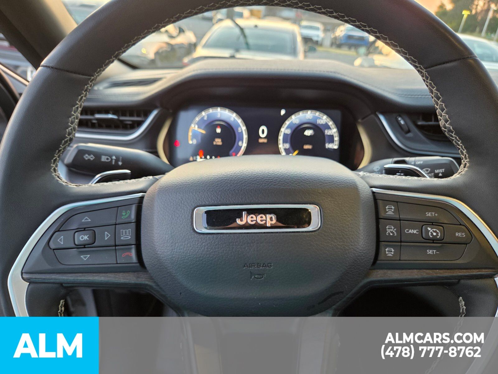 Used 2024 Bright White Clearcoat Jeep Limited image 30