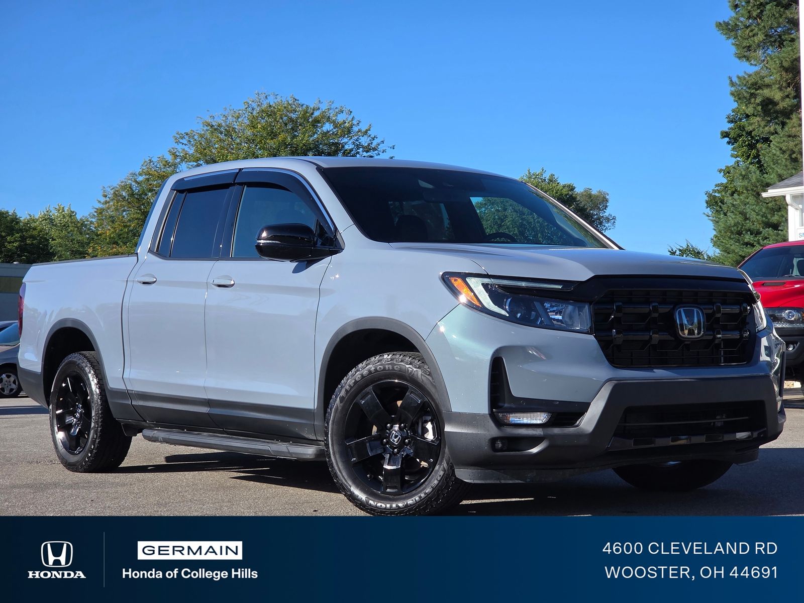 Sonic Gray Pearl 2025 Honda Ridgeline Pickup Truck All-Wheel Drive 9-Speed Automatic