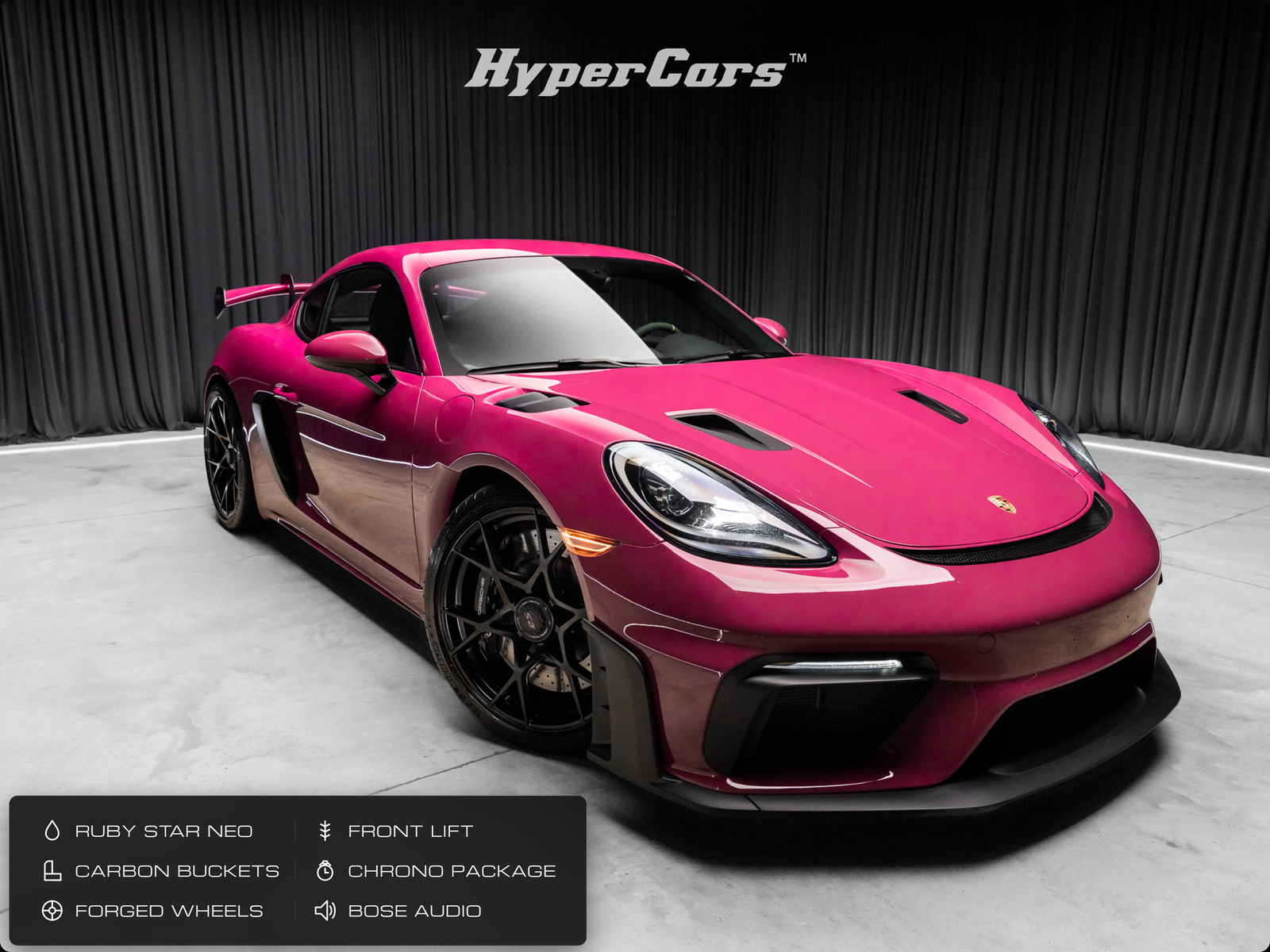 2023 Porsche 718 Cayman Rojo (Ruby) Coupé Tracción trasera 7 velocidades Automática